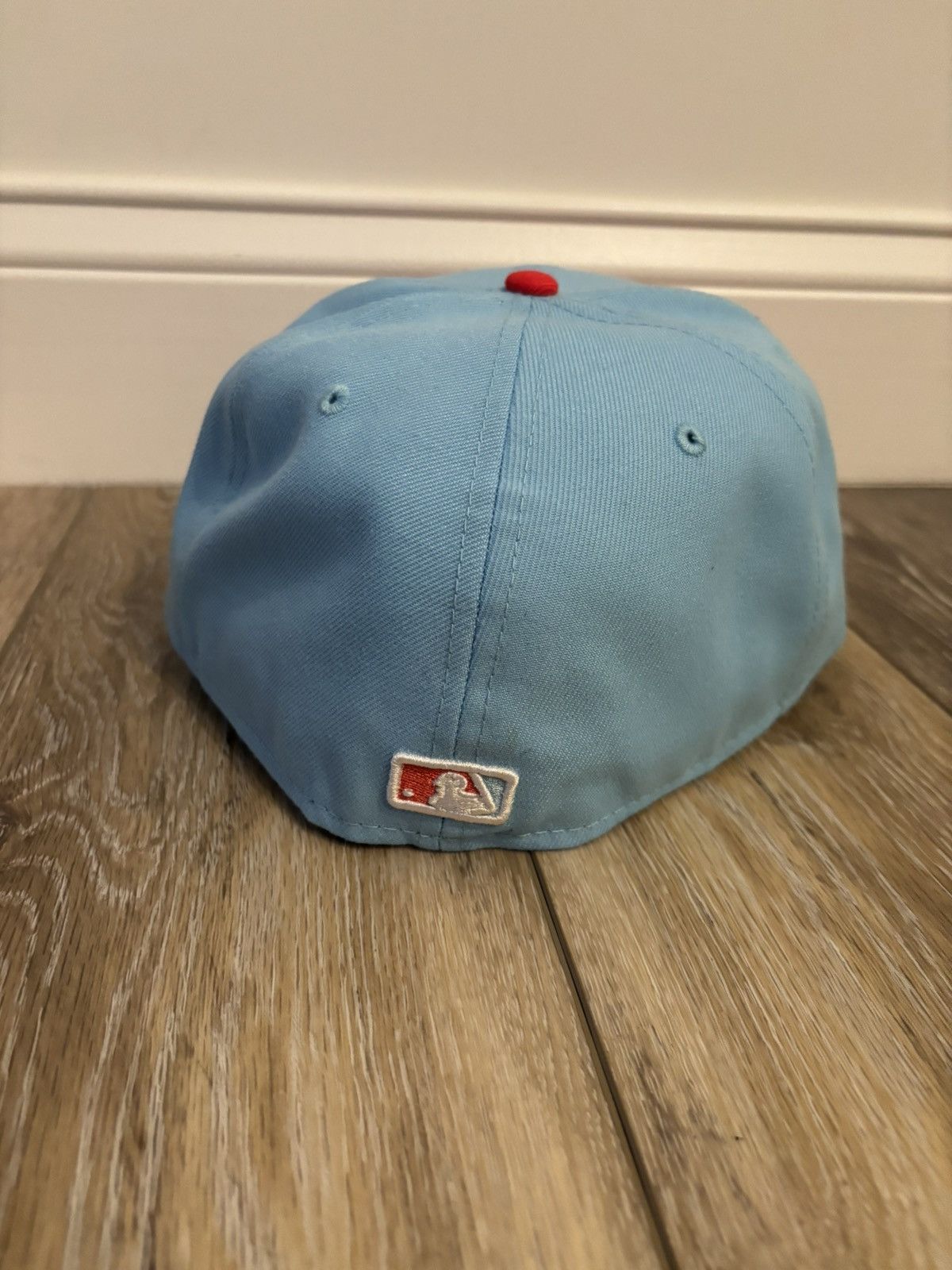 MLB × New Era San Francisco Giants Blue/Red New Era Fitted Hat Size 8 New Size ONE SIZE - 3 Thumbnail