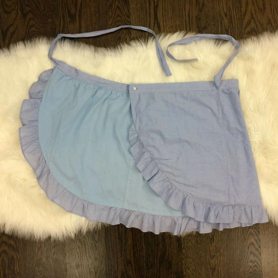 J.Crew J. Crew Chambray Tie Waist Wrap Ruffle Mini Skirt Size 00 Size 24" / US 00 / IT 34 - 9 Thumbnail