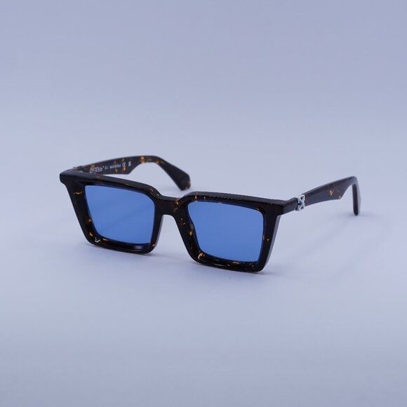 Off-White OERI13V JASPER 6030 Sunglasses Havana Geometric Frame, Pink Lenses Off-White Off-White OERI13V JASPER 6030 Sunglasses Havana  main image 3