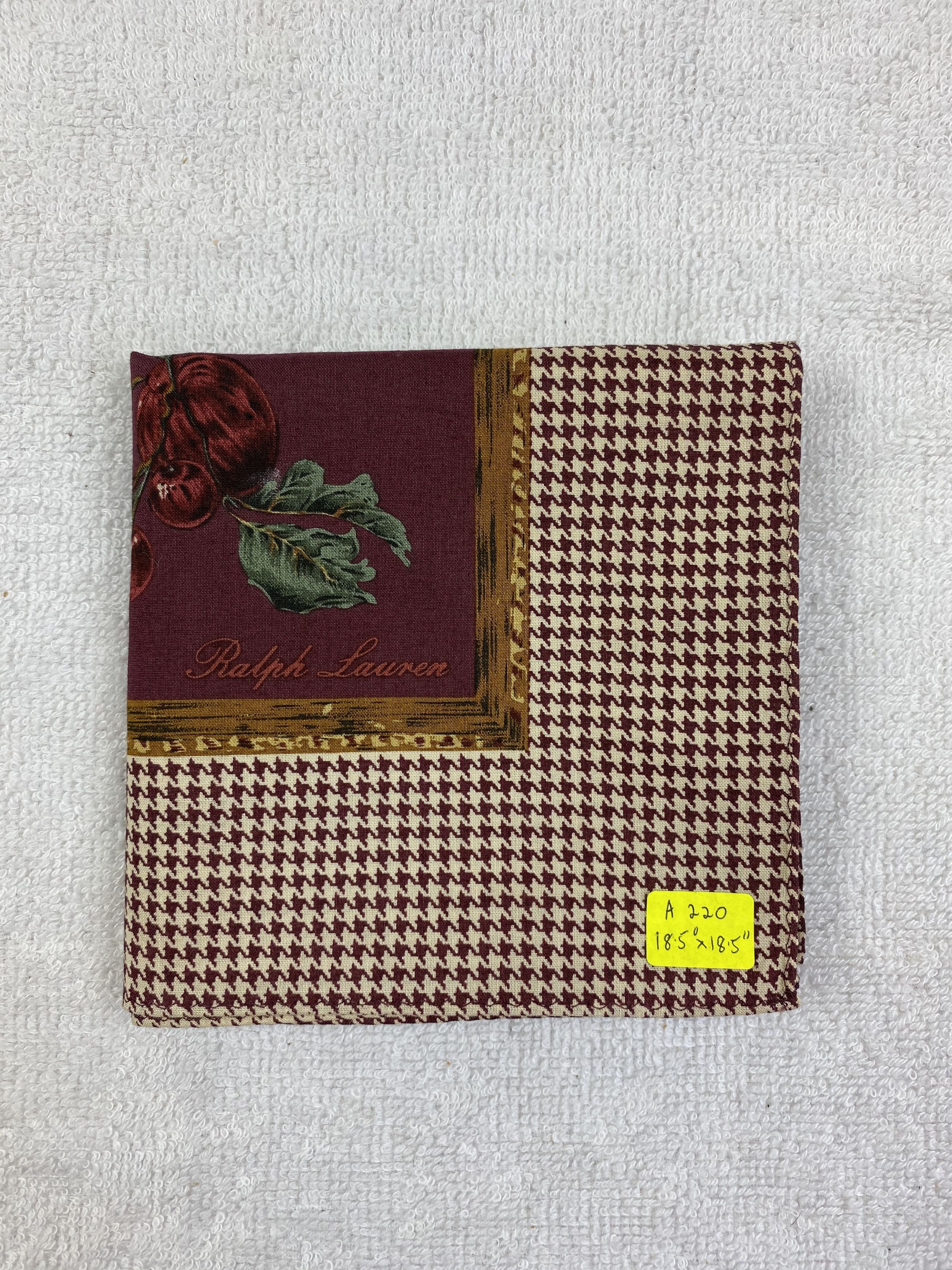 Ralph Lauren Ralph Lauren Houndstooth Handkerchief / Bandana/Neckerchief Size ONE SIZE - 6 Thumbnail