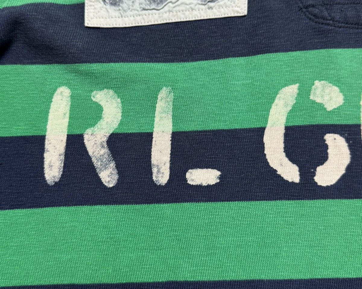 Polo Ralph Lauren Polo Ralph Lauren Class RL Claude Striped Rugby Polo Shirt Size US XXL / EU 58 / 5 - 8 Thumbnail