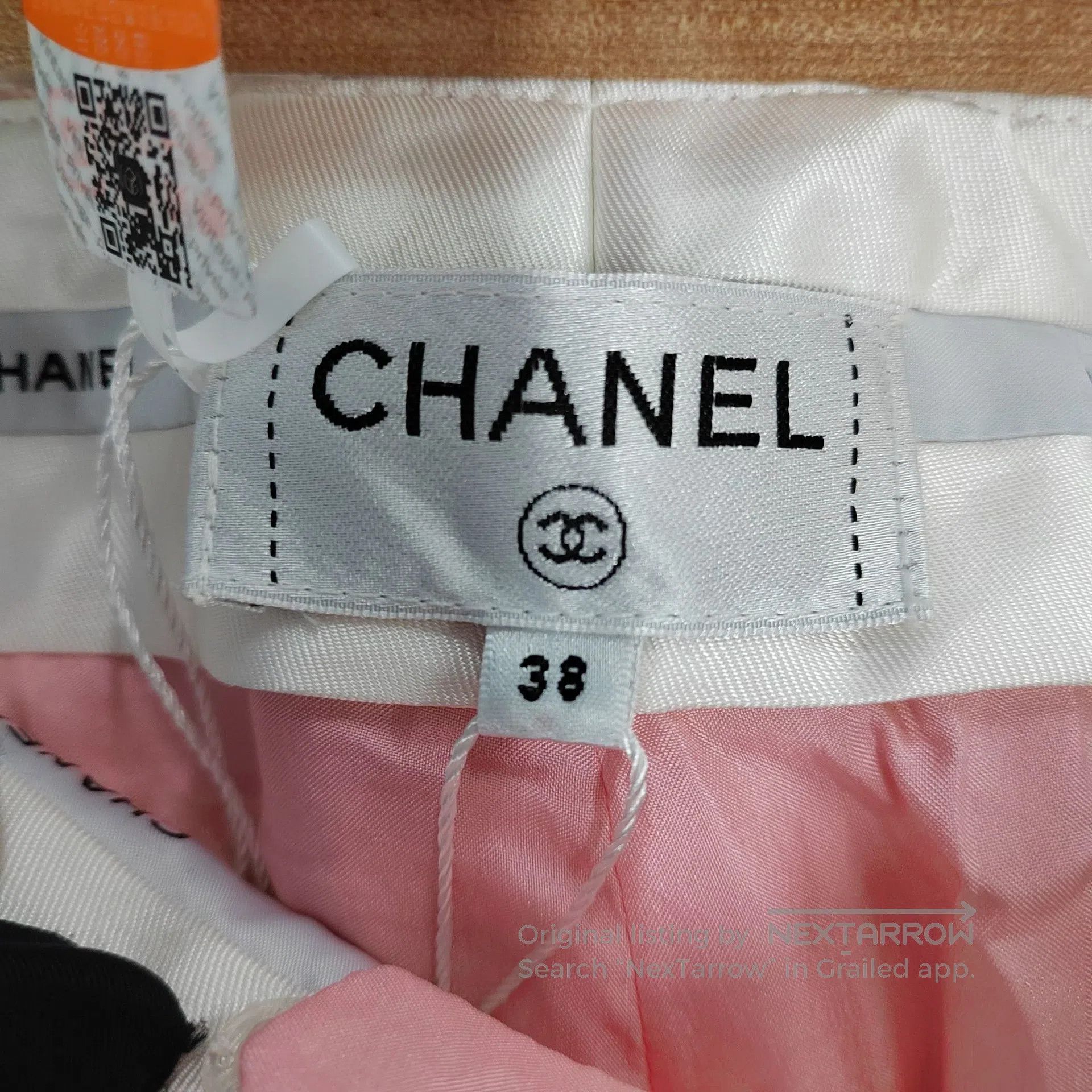 Chanel Chanel Early Spring Vacation Series Pink Patchwork Woven L Size 37" - 5 Thumbnail
