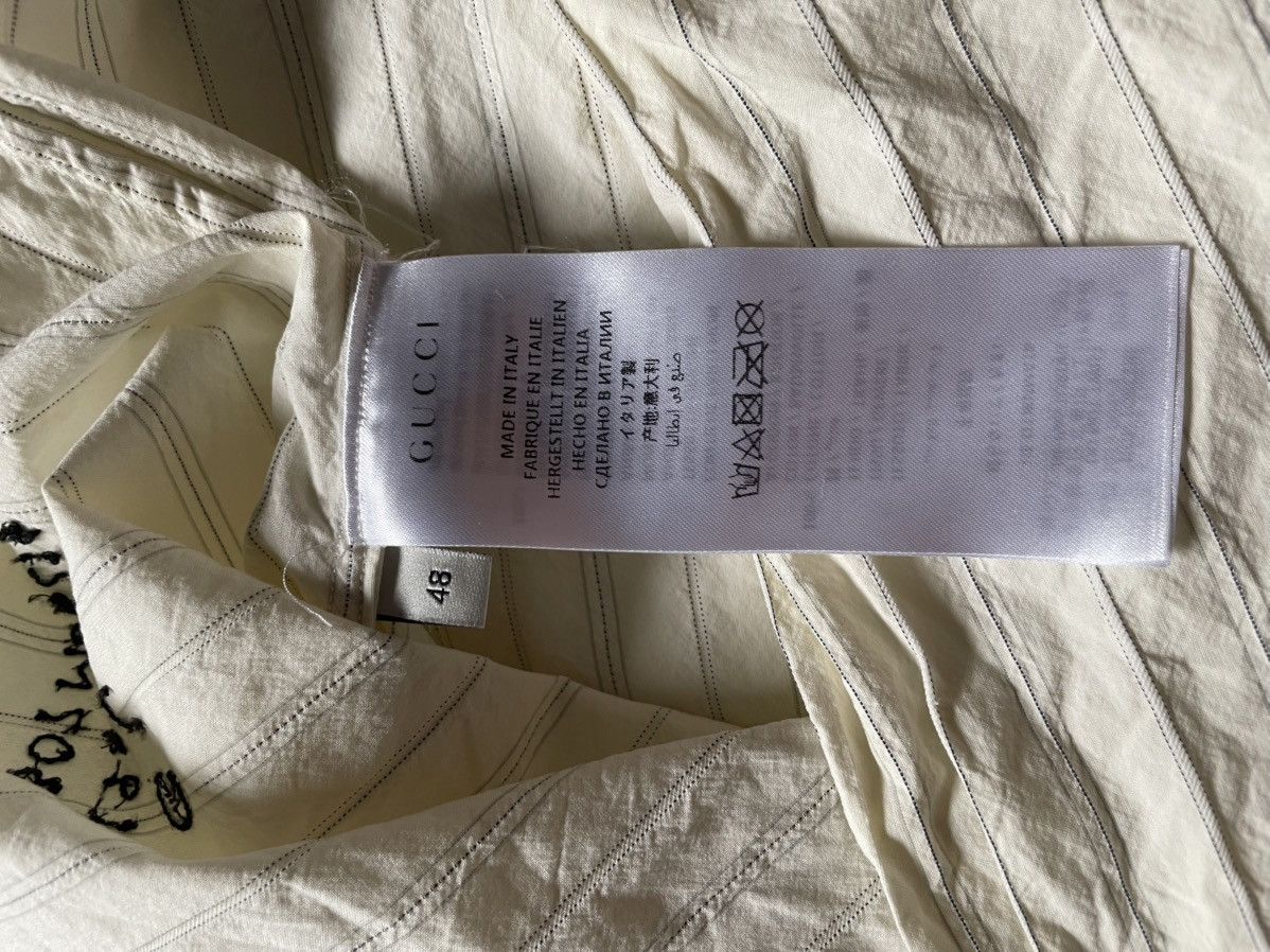 Gucci Gucci SS22 Striped Button Up Size US M / EU 48-50 / 2 - 4 Thumbnail