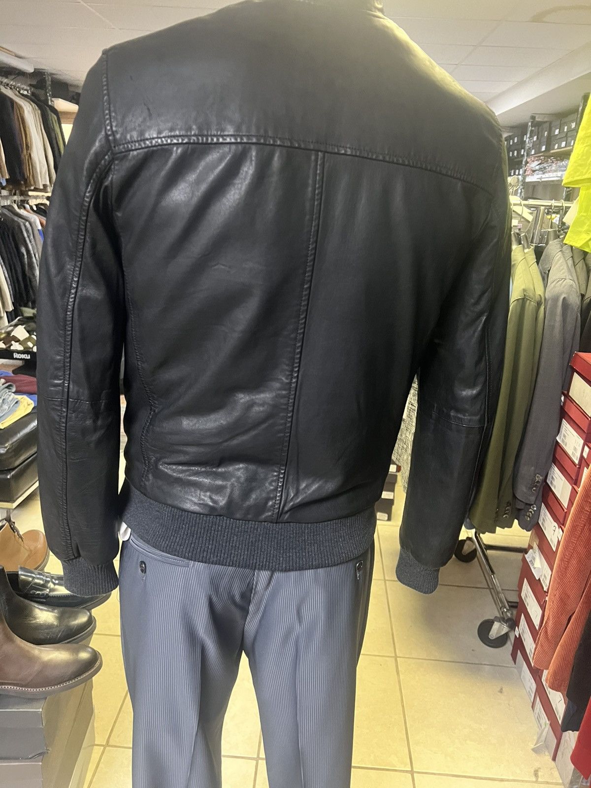 L.B.M. 1911 LBM 1911 Men’s Leather Jacket Limited Edition NWT Size US M / EU 48-50 / 2 - 2 Thumbnail