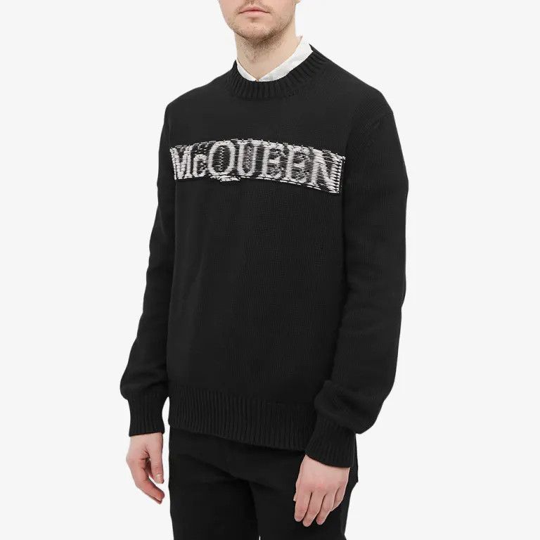 Alexander McQueen o1y1024 Sweater in Black Size US XL / EU 56 / 4 - 3 Thumbnail