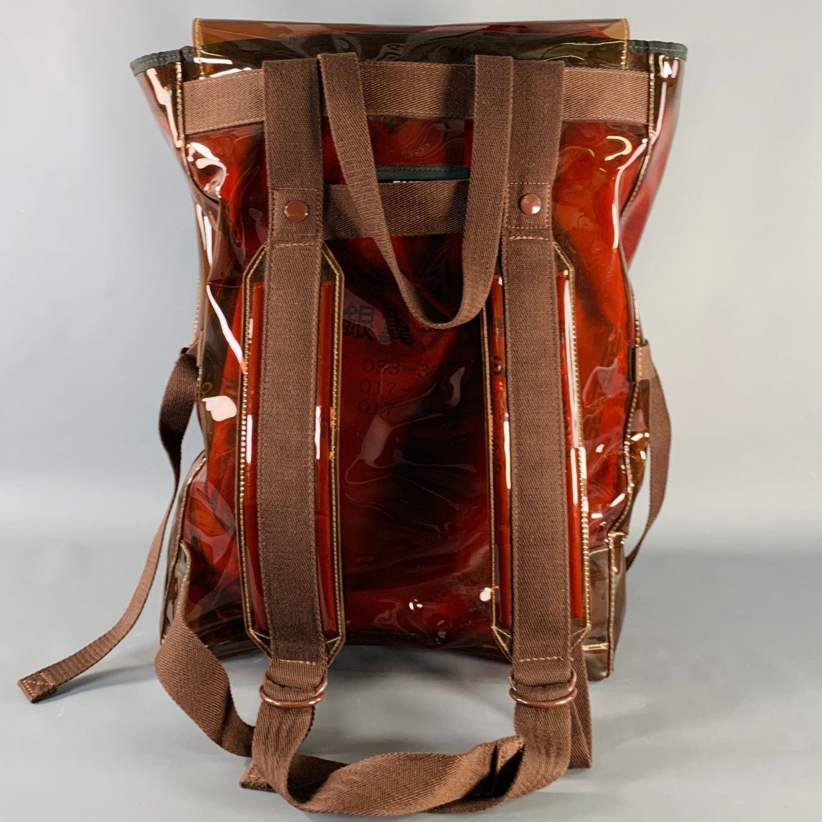 Eastpak Blade Runner Red Clear PVC Snaps Backpack Size ONE SIZE - 3 Thumbnail