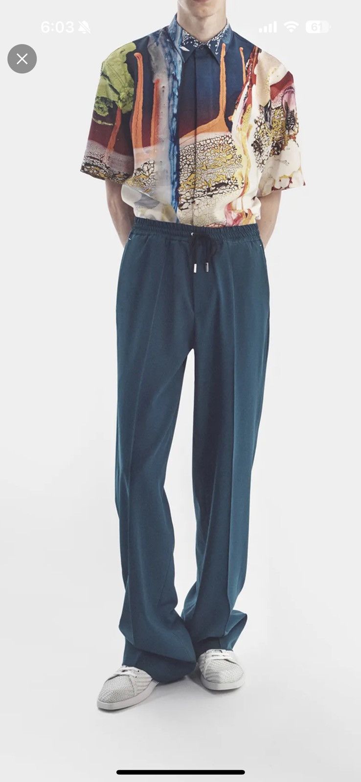 Berluti Berluti wide legs pleated pants Size US 29 - 10 Thumbnail