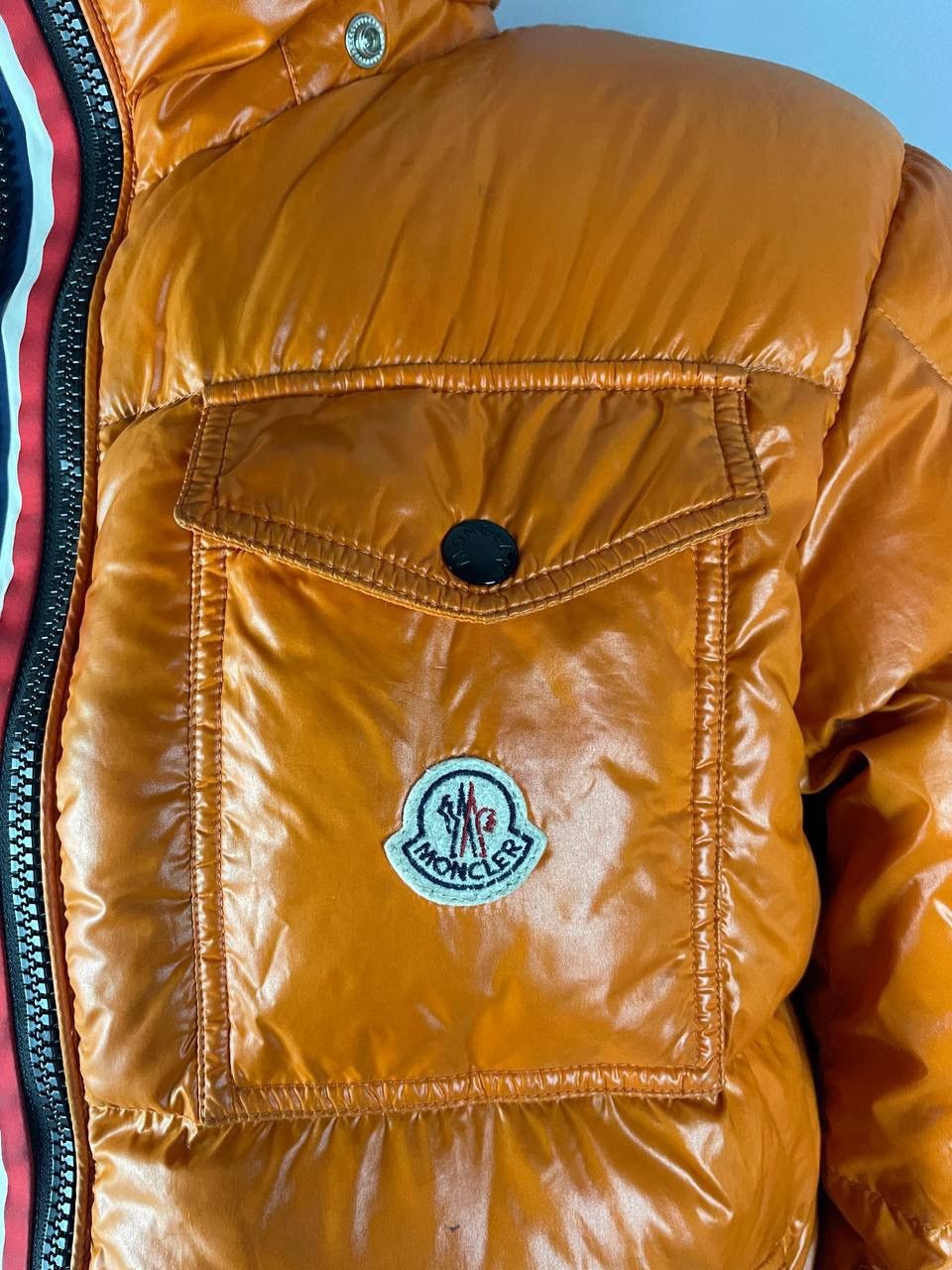 Moncler Moncler Down Jacket Orange Size US M / EU 48-50 / 2 - 3 Thumbnail