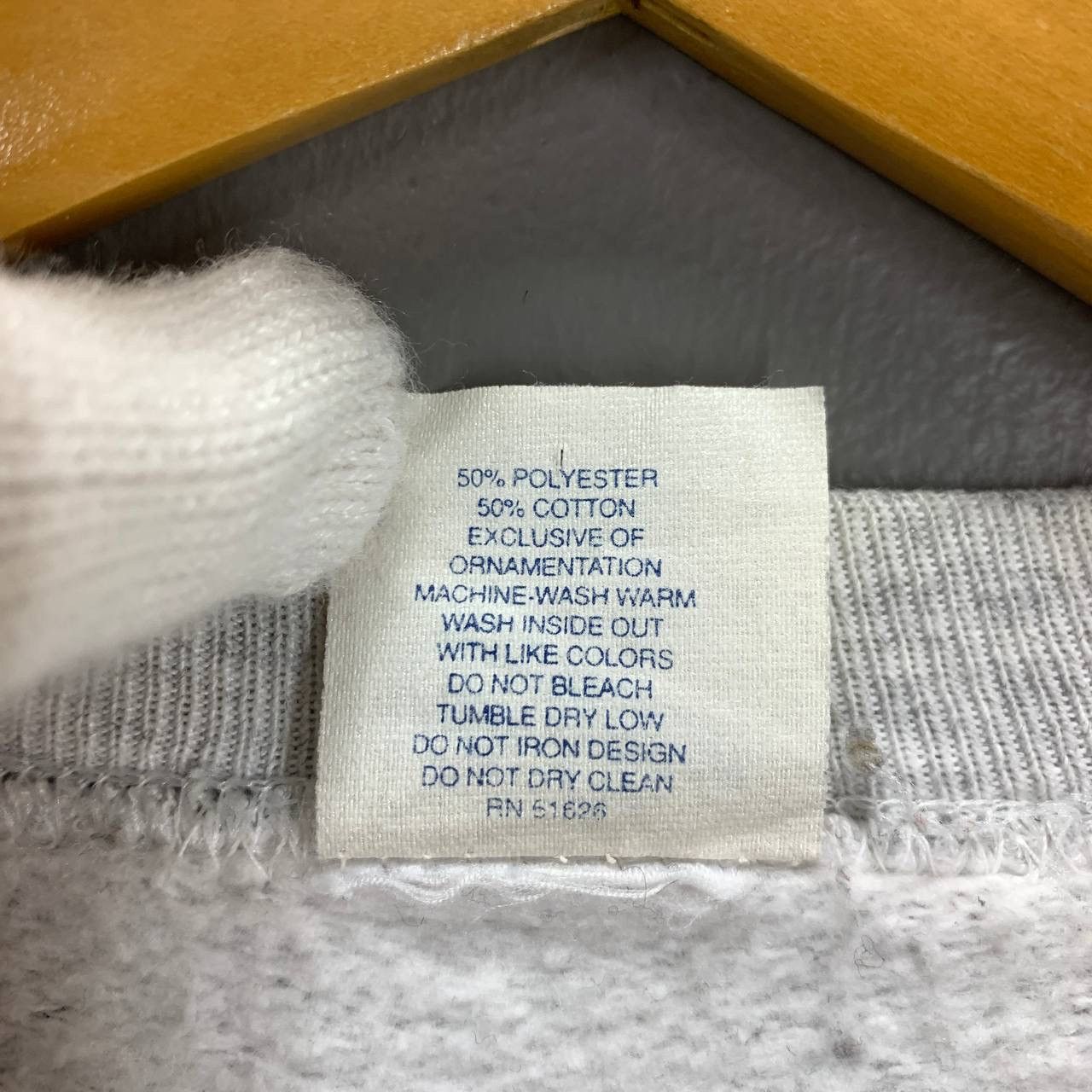 Velva Sheen 90s Vintage MICKEY MISSOURI 50/50 Sweatshirt #2287/24 Size US M / EU 48-50 / 2 - 6 Thumbnail