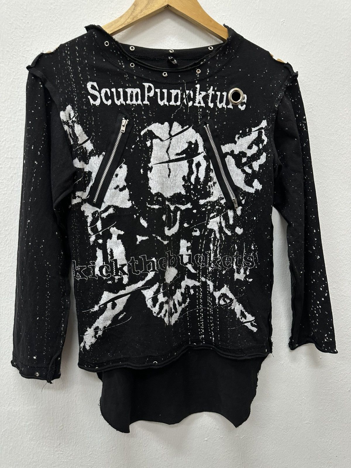 Seditionaries Seditionaries Muslin Scumpuncture Zipper Punk Tee Size US S / EU 44-46 / 1 - 11 Thumbnail