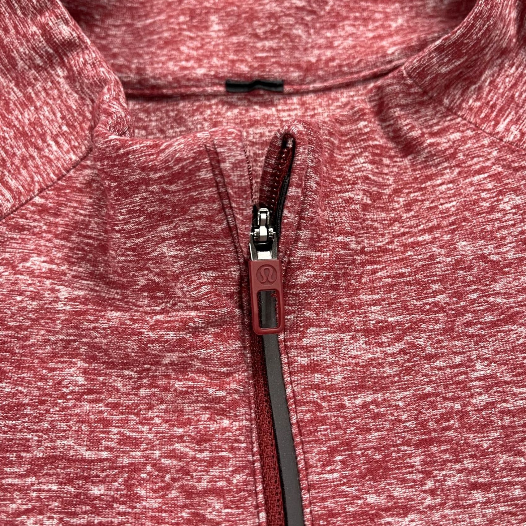 Lululemon Lululemon Jacket Mens Large Red Heather 1/4 Zip Surge Pullover Logo Activewear Shirt Size US L / EU 52-54 / 3 - 4 Thumbnail