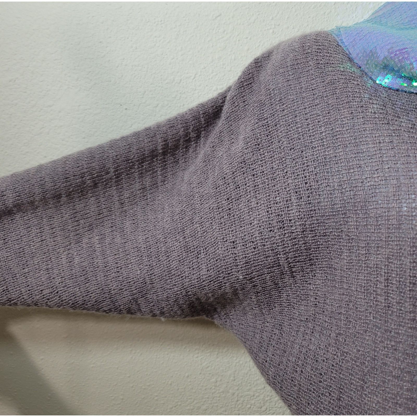 Other Love Change Mauve Sequin Cowl Neck Cropped Sweater XL Soft Size XL / US 12-14 / IT 48-50 - 5 Thumbnail