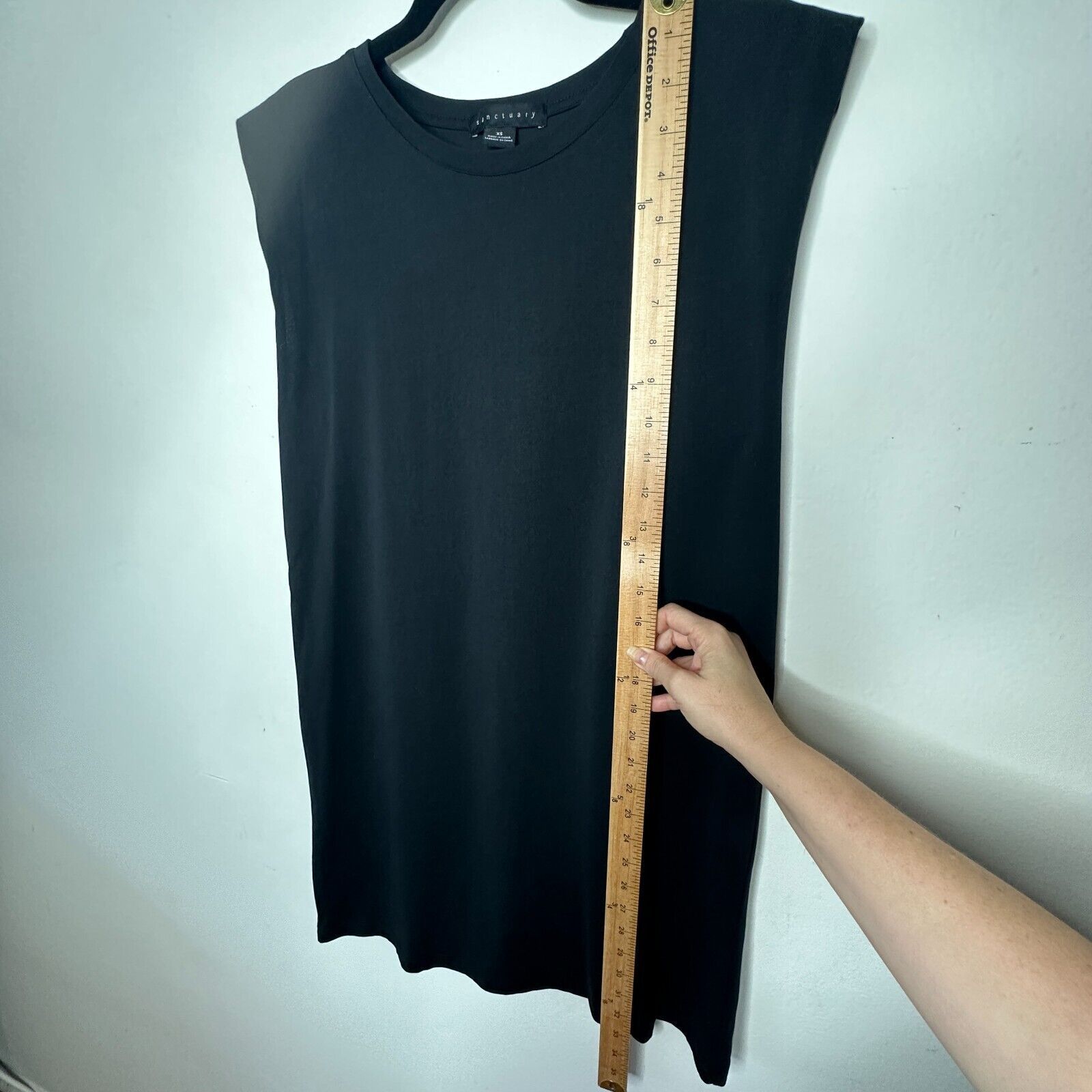 Sanctuary Sanctuary Black Crewneck Sleeveless Drop Armhole Dress XS Size XS / US 0-2 / IT 36-38 - 13 Thumbnail