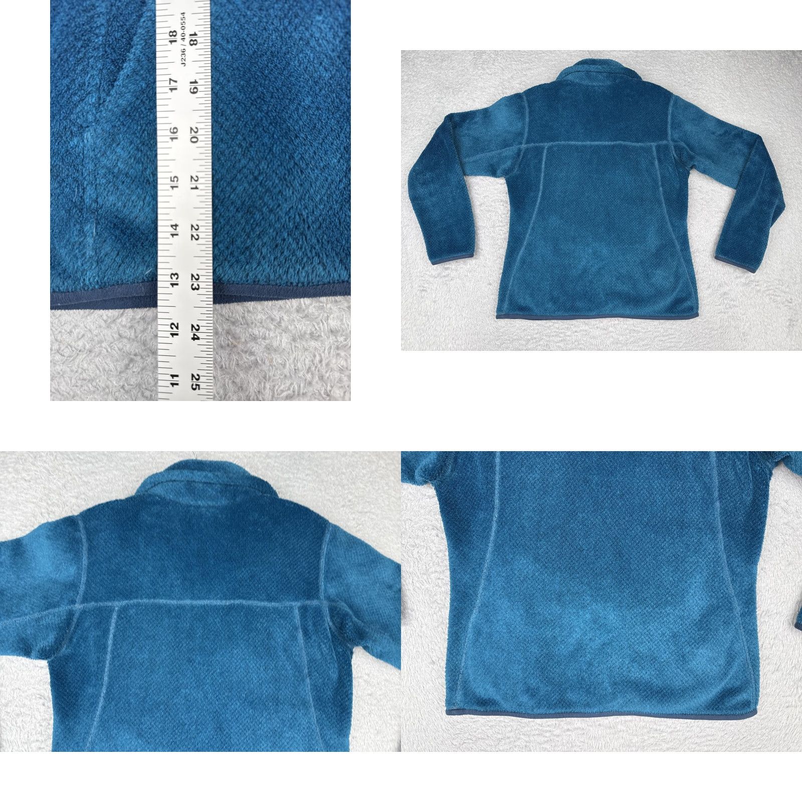 Patagonia Patagonia Re-Tool Snap-T Jacket Women Small Blue with Logo Pocket Pockets Fleece Pullover Casual Outdoor Size S / US 4 / IT 40 - 9 Thumbnail