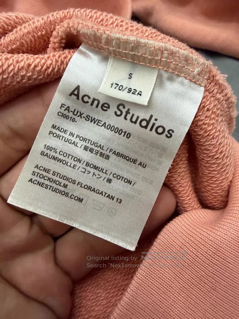 Acne Studios Acne Studios Pink Smiley Hoodie Size S / US 4 / IT 40 - 4 Thumbnail