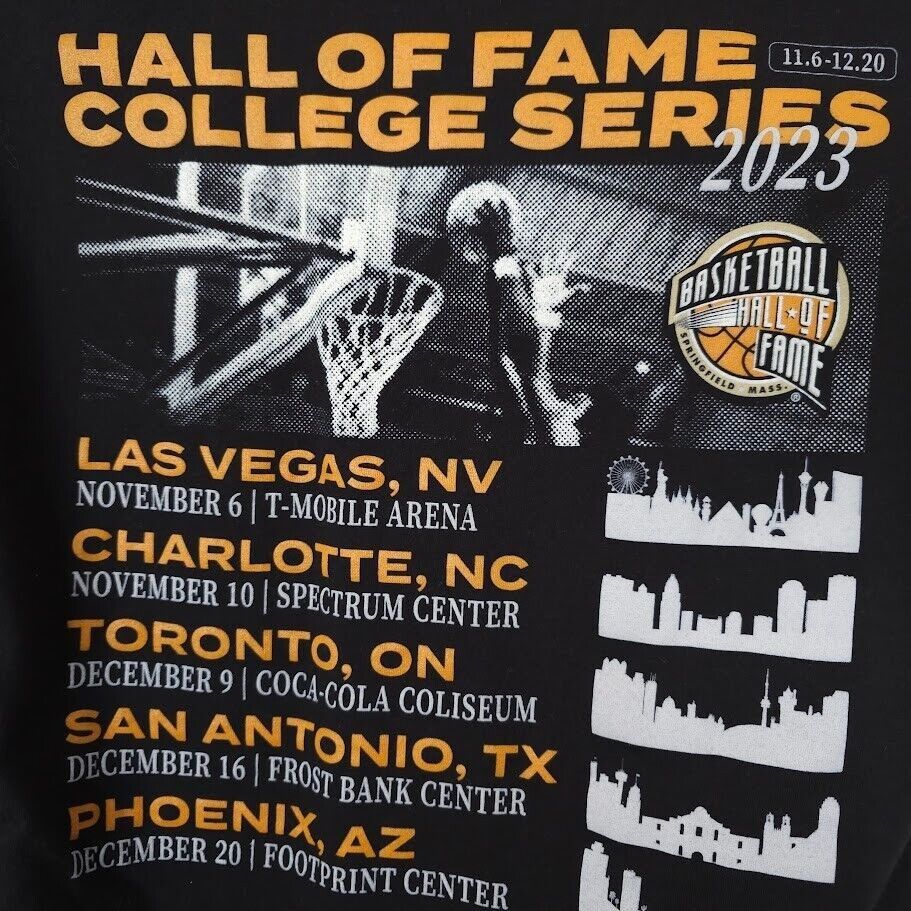 Other Basketball Hall Of Fame T Shirt Mens Size Medium Black Size US M / EU 48-50 / 2 - 4 Thumbnail