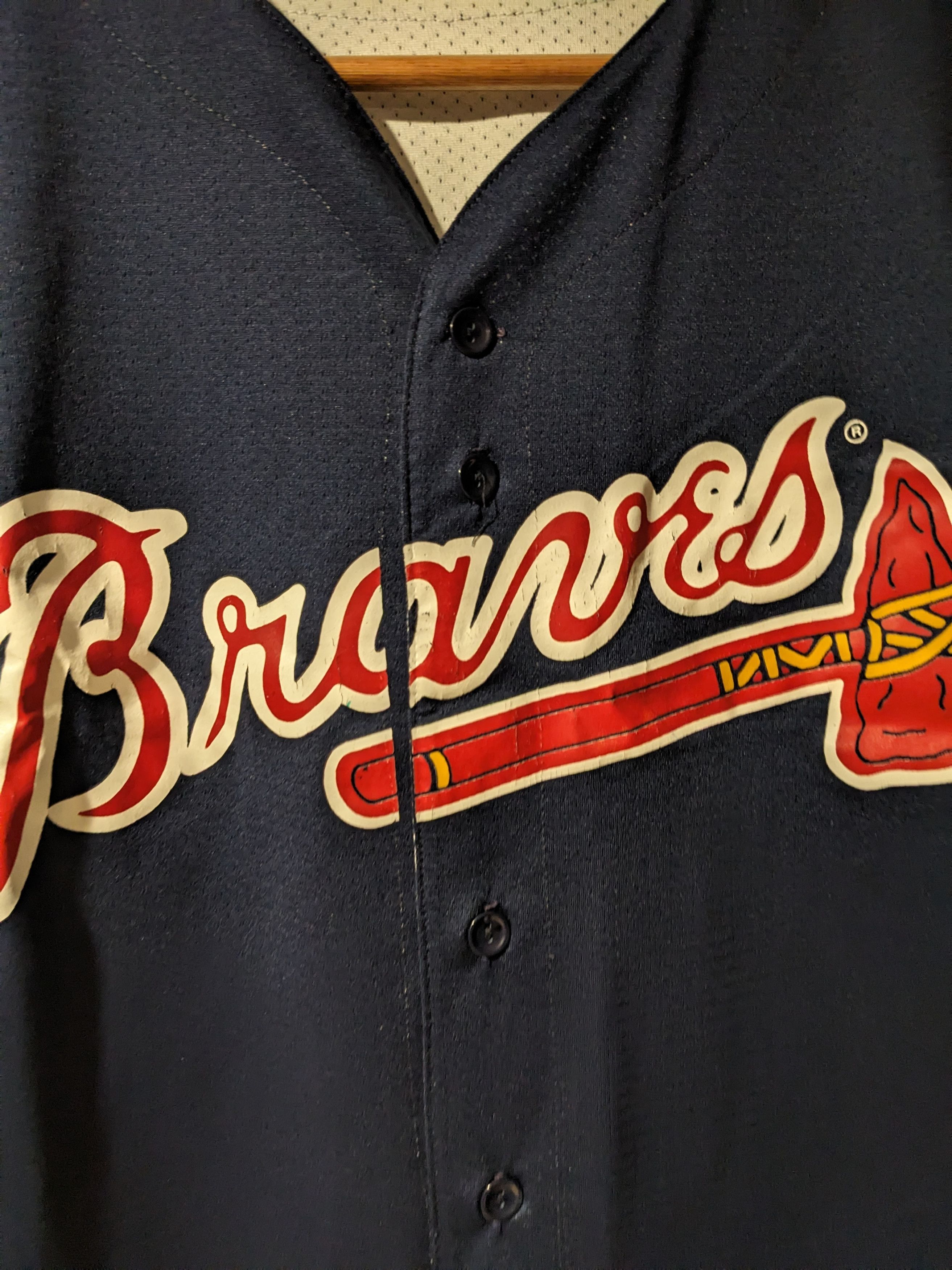 Majestic × Vintage Vintage 90s Atlantic Braves Majestic MLB Reversible Jersey Size US M / EU 48-50 / 2 - 2 Thumbnail