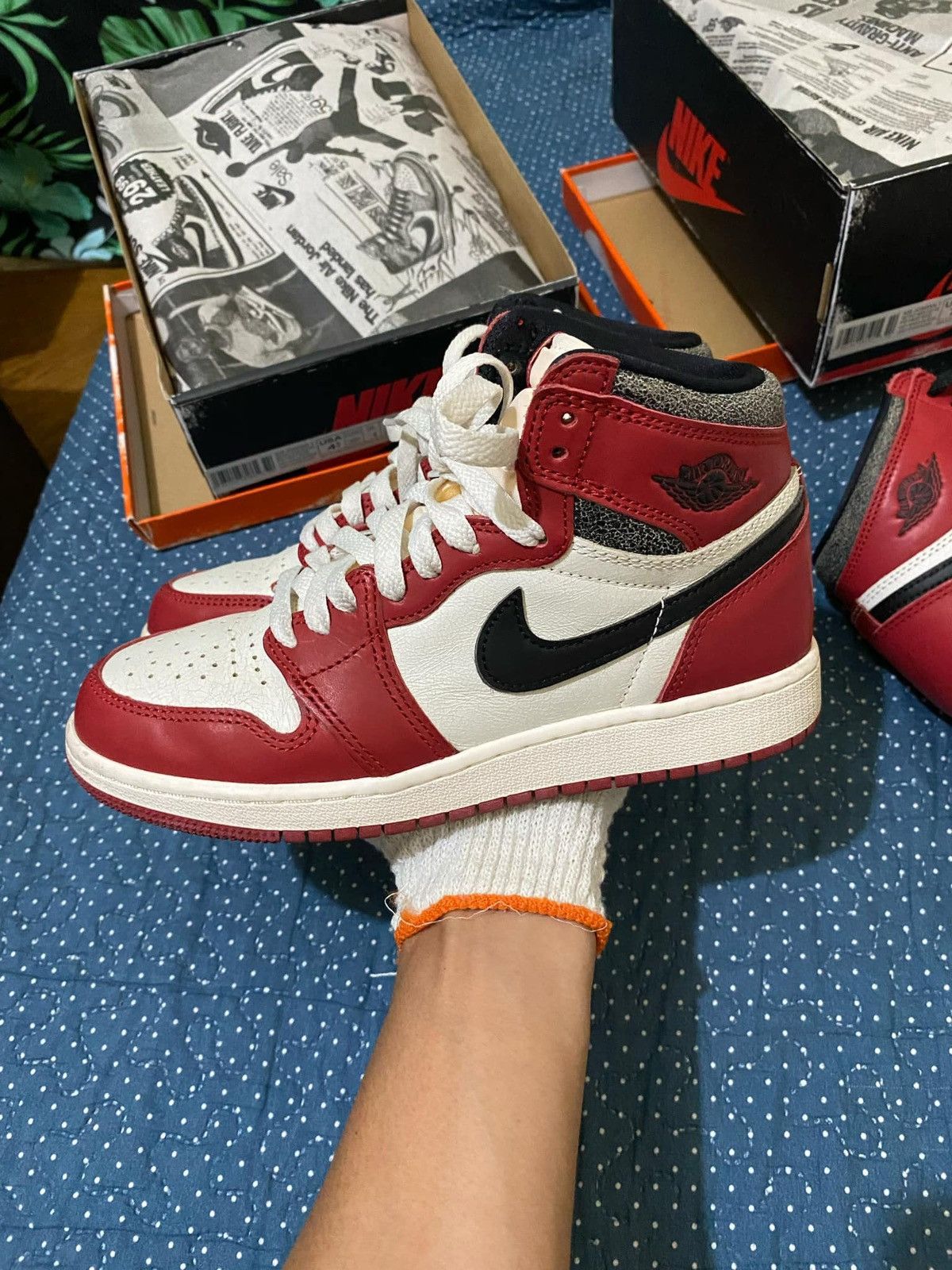 Jordan Brand × Nike Air Jordan 1 Lost And Found Size US 4.5 / IT 34.5 - 2 Thumbnail