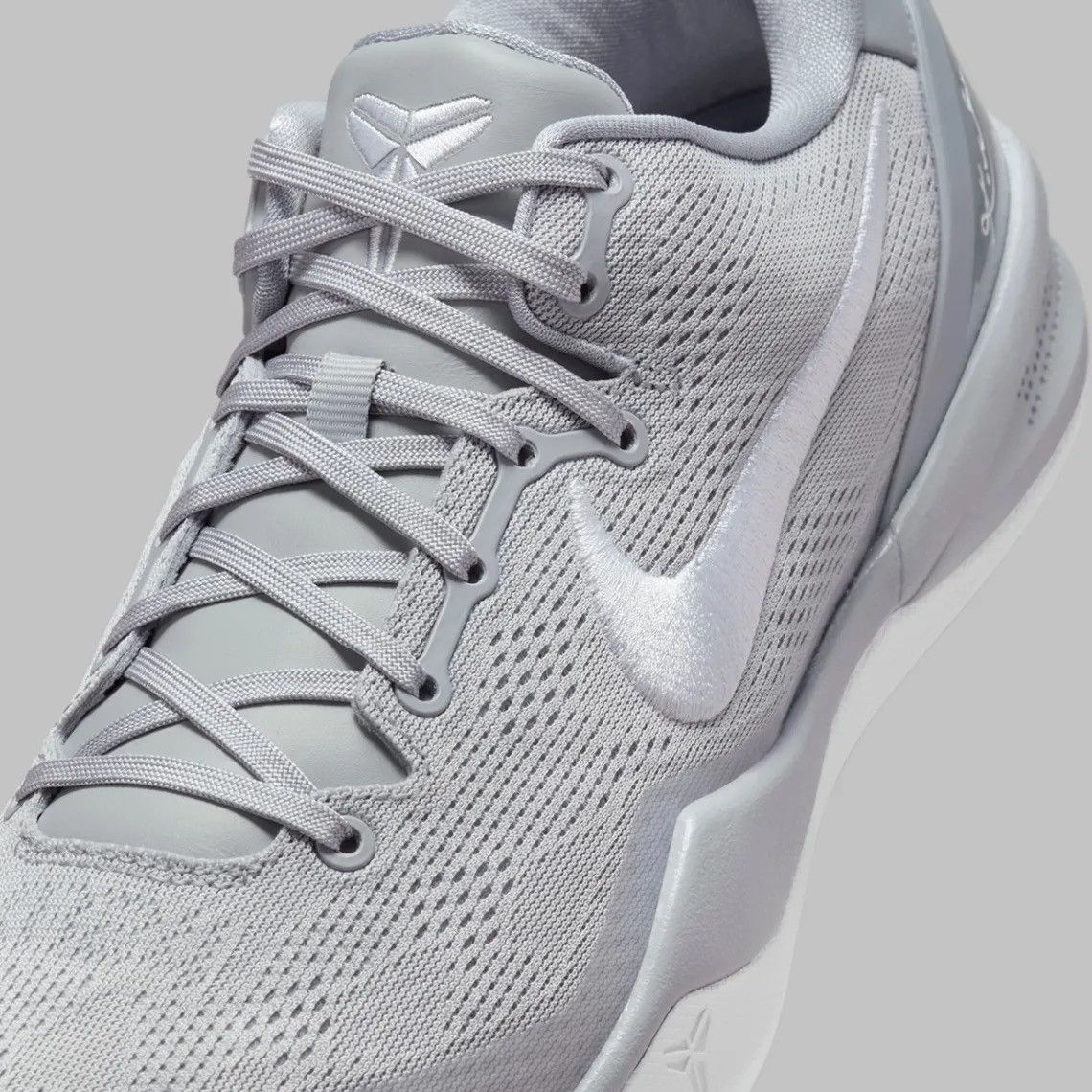 Nike 2024 NIKE KOBE 8 PROTRO WOLF GREY/WHITE (10.5) Size US 10.5 / EU 43-44 - 2 Thumbnail