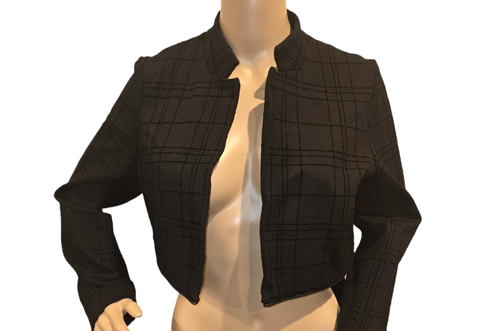 Alfani Alfani Plaid Topper Jacket, Created for Macy's Size L / US 10 / IT 46 - 3 Thumbnail