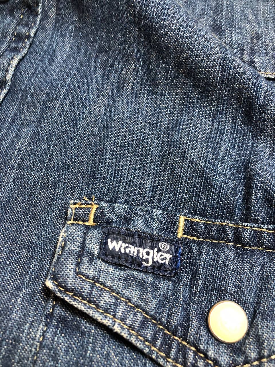 Wrangler Wrangler classic denim western JEANS shirt Size M / US 6-8 / IT 42-44 - 6 Thumbnail
