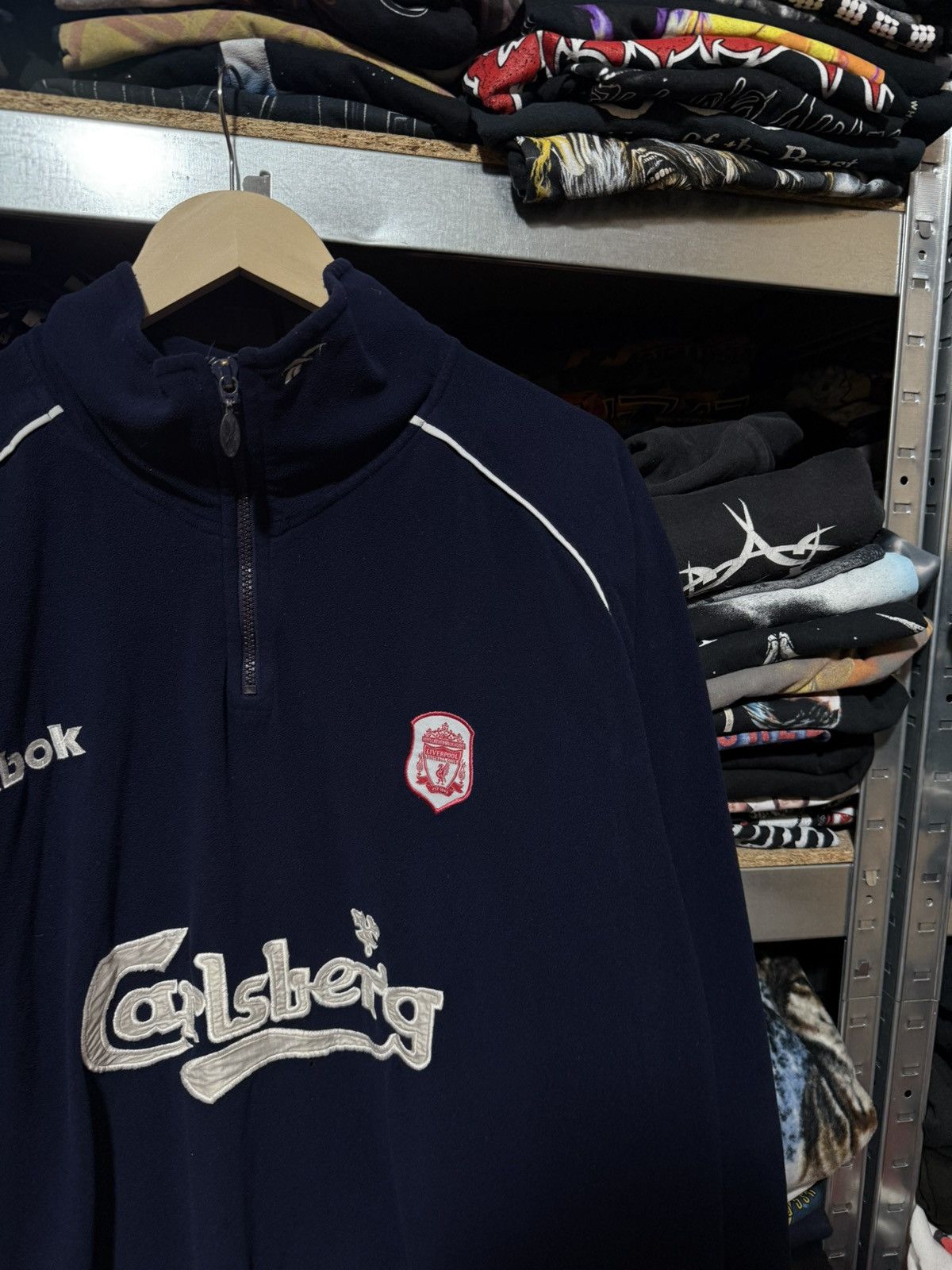 Reebok LIVERPOOL SOCCER TRAINING 1/4 ZIP SWEATSHIRT FLEECE REEBOK Size US XXL / EU 58 / 5 - 4 Thumbnail