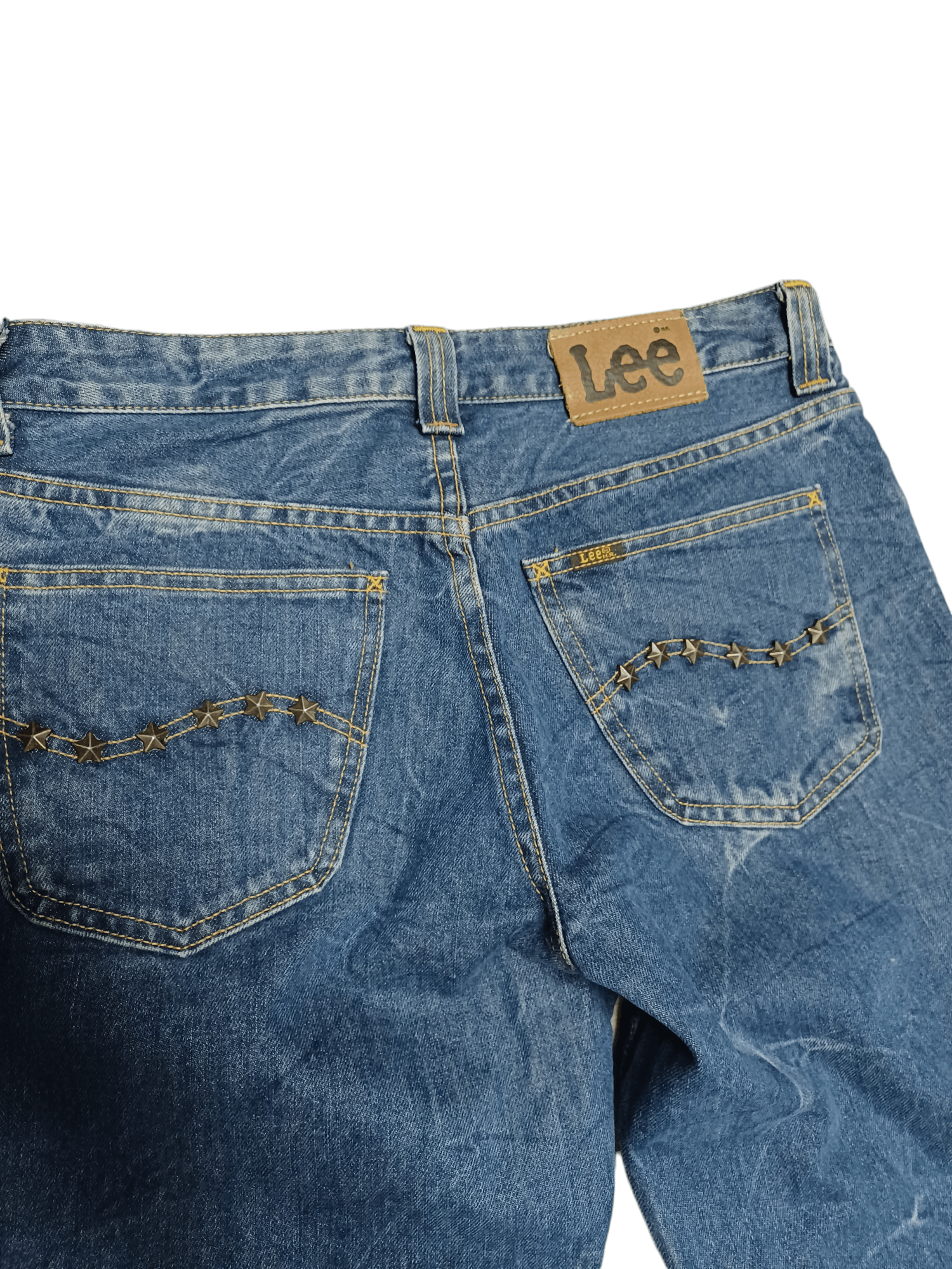 Lee VINTAGE FLARED LEE FELTON 90S AVANTGARDE JEANS DENIM Size US 33 - 4 Thumbnail