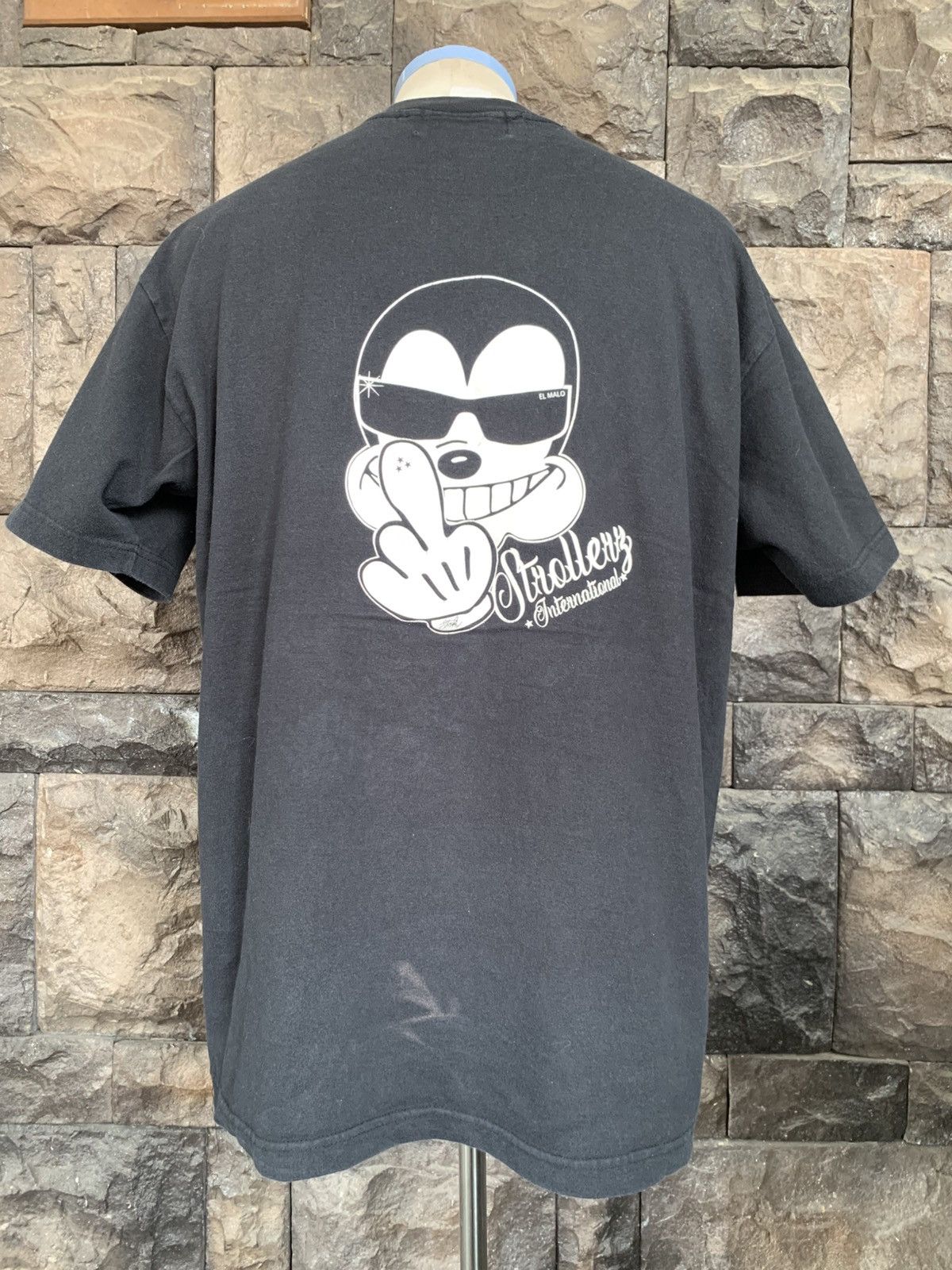 Vintage Vintage 90s Strollerz Los Angeles Modern Streetwear T shirt Size US L / EU 52-54 / 3 - 4 Thumbnail
