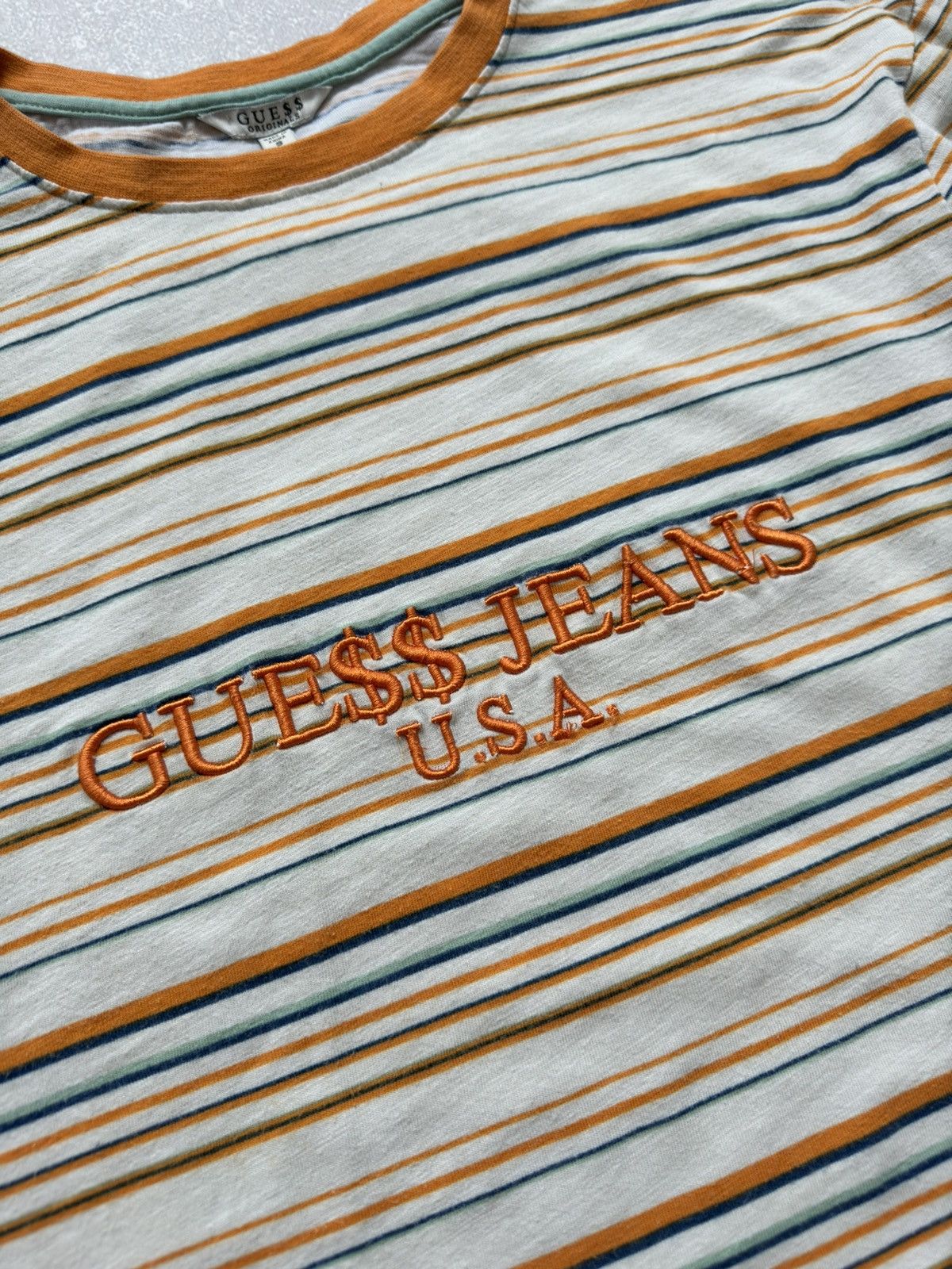 A$AP Rocky × Guess Rare Asap Rocky x Guess Rap Style Striped Shirt Long Sleeve Size US S / EU 44-46 / 1 - 4 Thumbnail