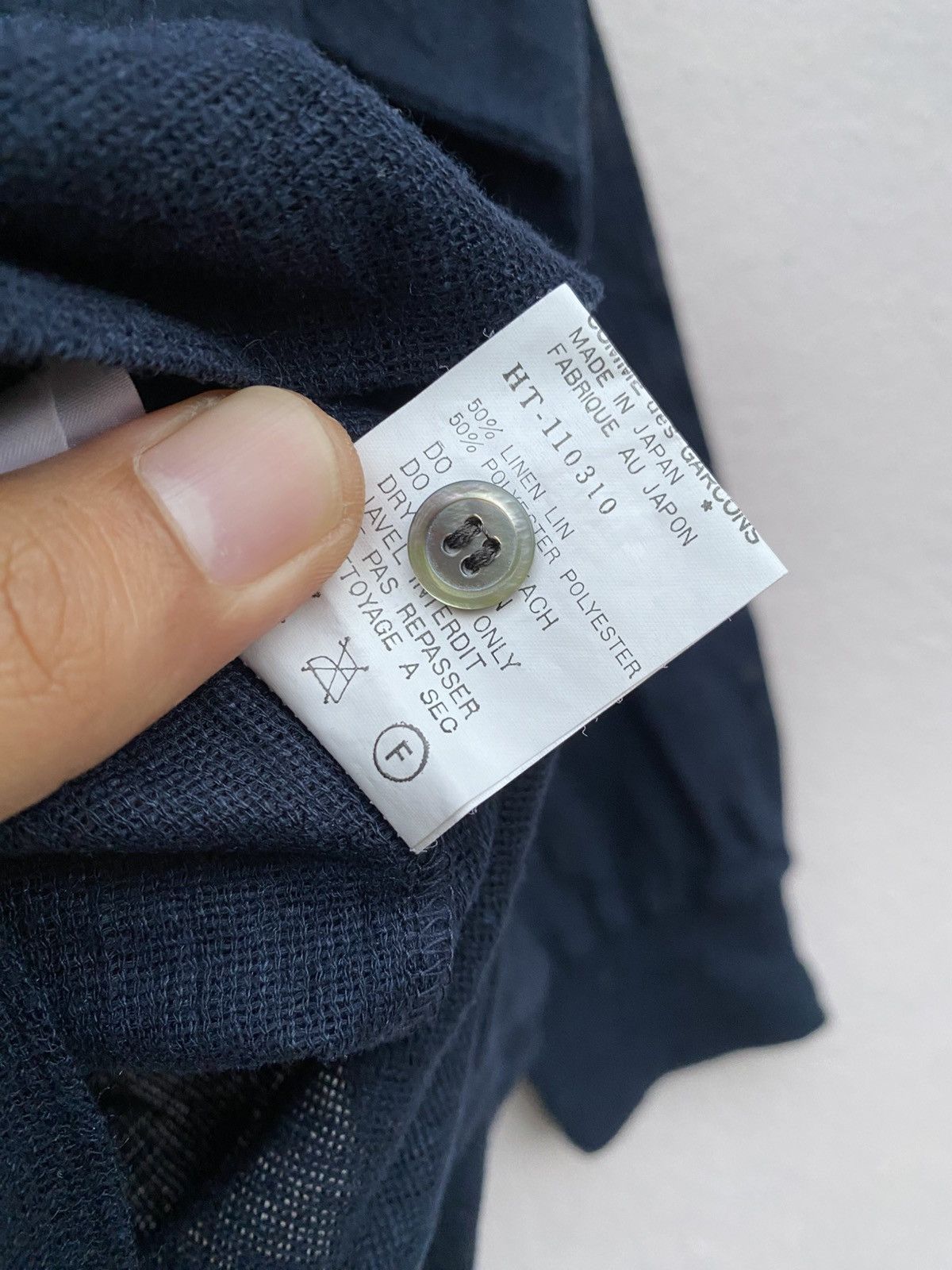 Comme des Garcons Homme Comme des garcons homme polos double coller Size US L / EU 52-54 / 3 - 6 Thumbnail