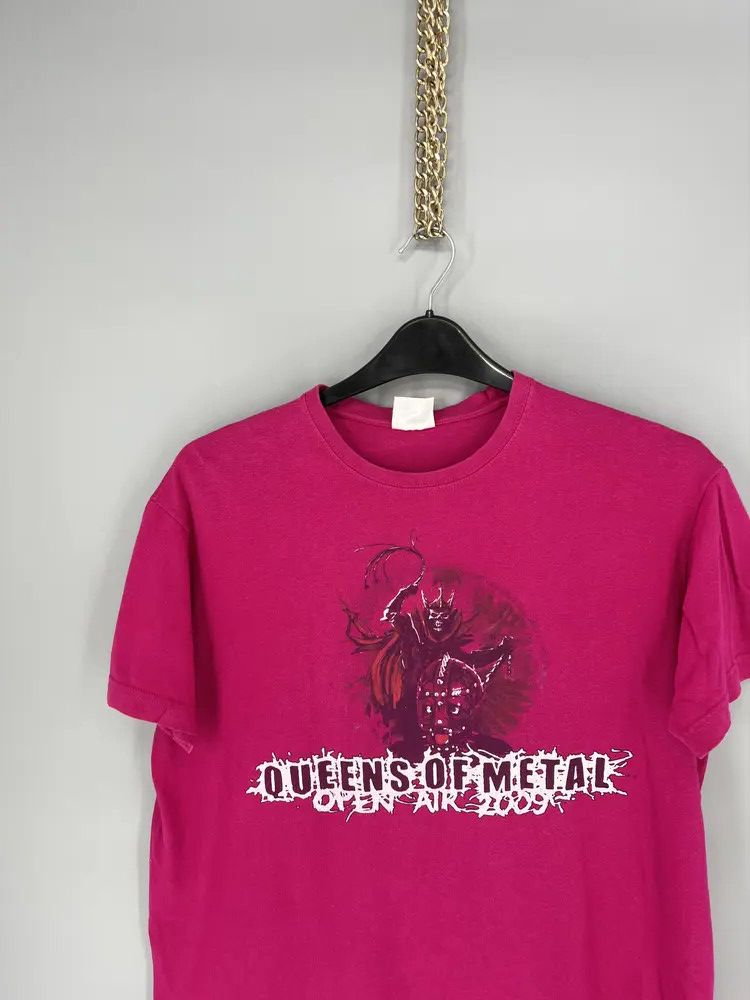 Band Tees × Vintage Vintage Y2K Queens Of Matal Open Air 2009 Band Rock Tee Size US L / EU 52-54 / 3 - 4 Thumbnail