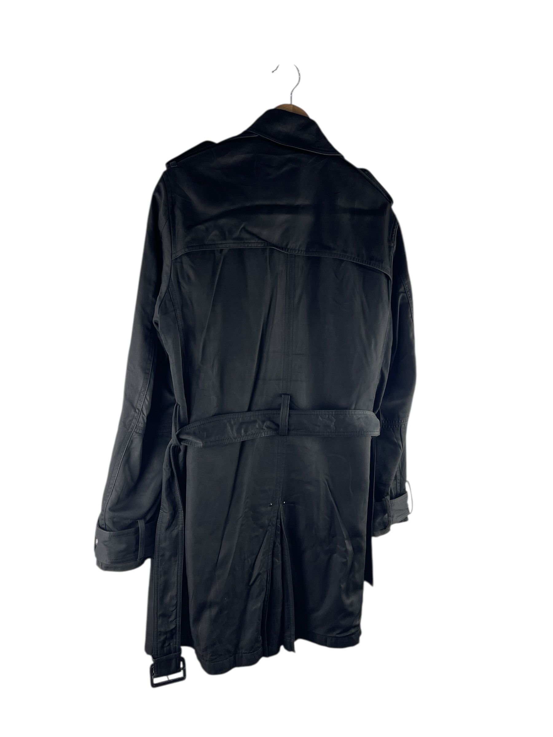 semanticdesign Semanticdesign Black Double-Breasted Trench Coat Jacket Size US M / EU 48-50 / 2 - 6 Thumbnail