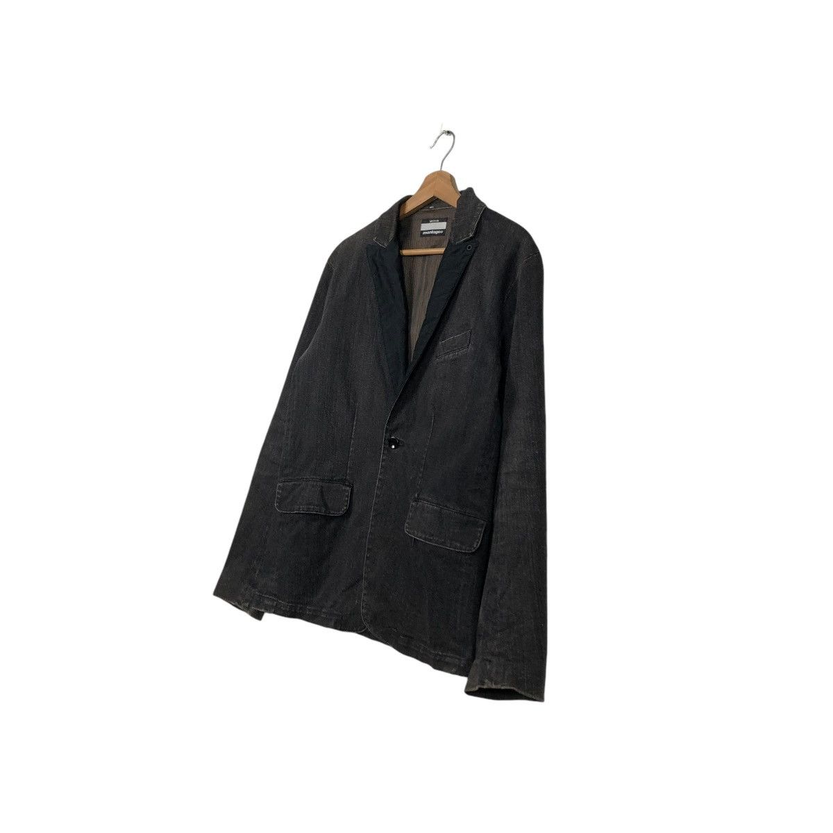 Japanese Brand 🔥VINTAGE CHORE WORK JACKET MONTAGE STRIPED ISSEY MIYAKE Size US M / EU 48-50 / 2 - 4 Thumbnail