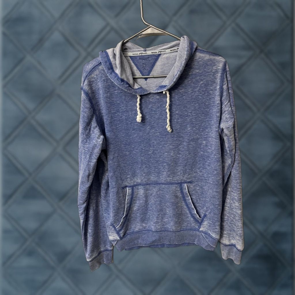 Vintage KENSIE PERFORMANCE Hoodie Top Blue Lightweight Sz XL Workout Size XL / US 12-14 / IT 48-50 - 1 Thumbnail