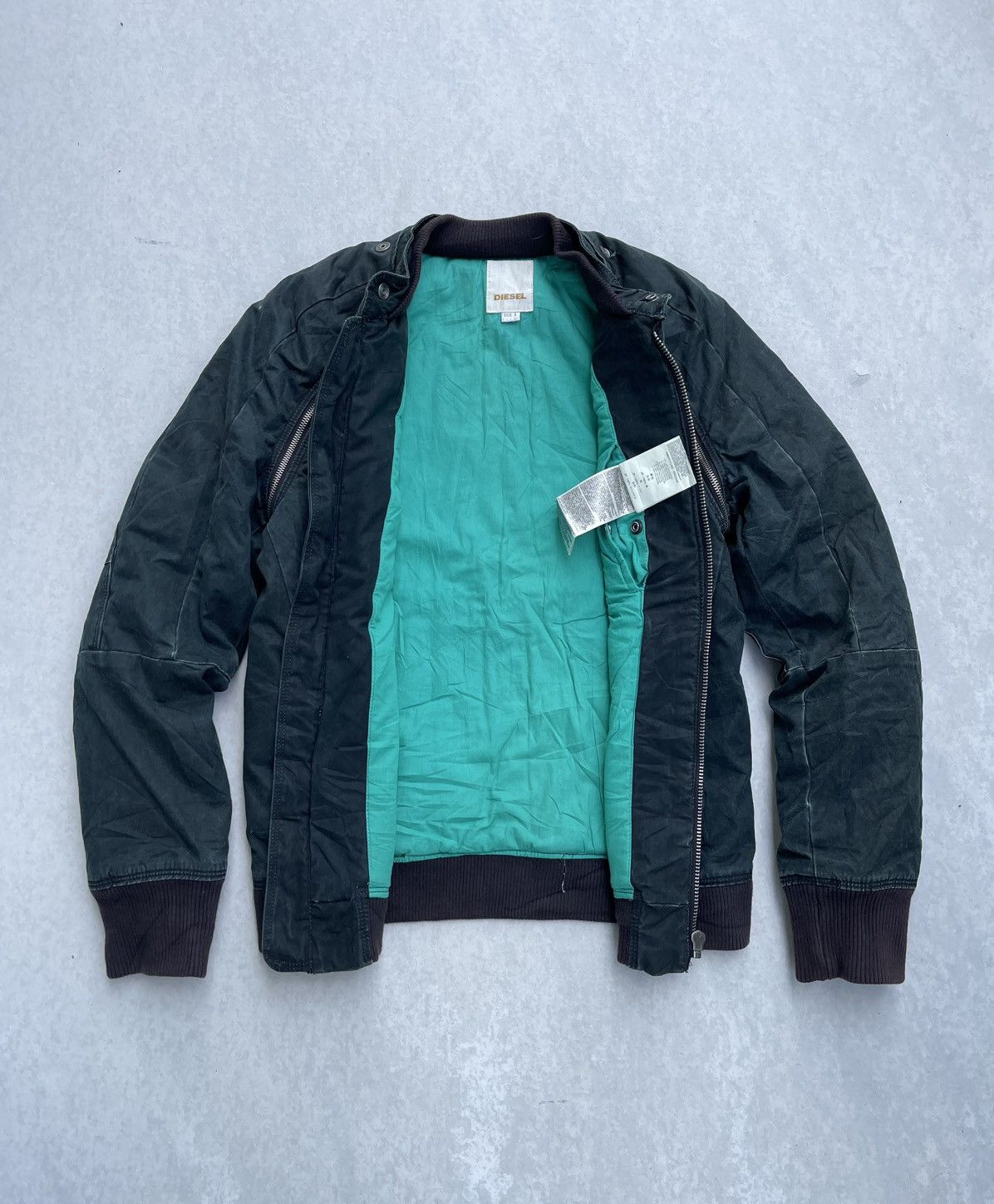 Diesel 🔥RARE🔥 DIESEL DETACHABLE SLEEVE RAIDER JACKET Size US S / EU 44-46 / 1 - 11 Thumbnail