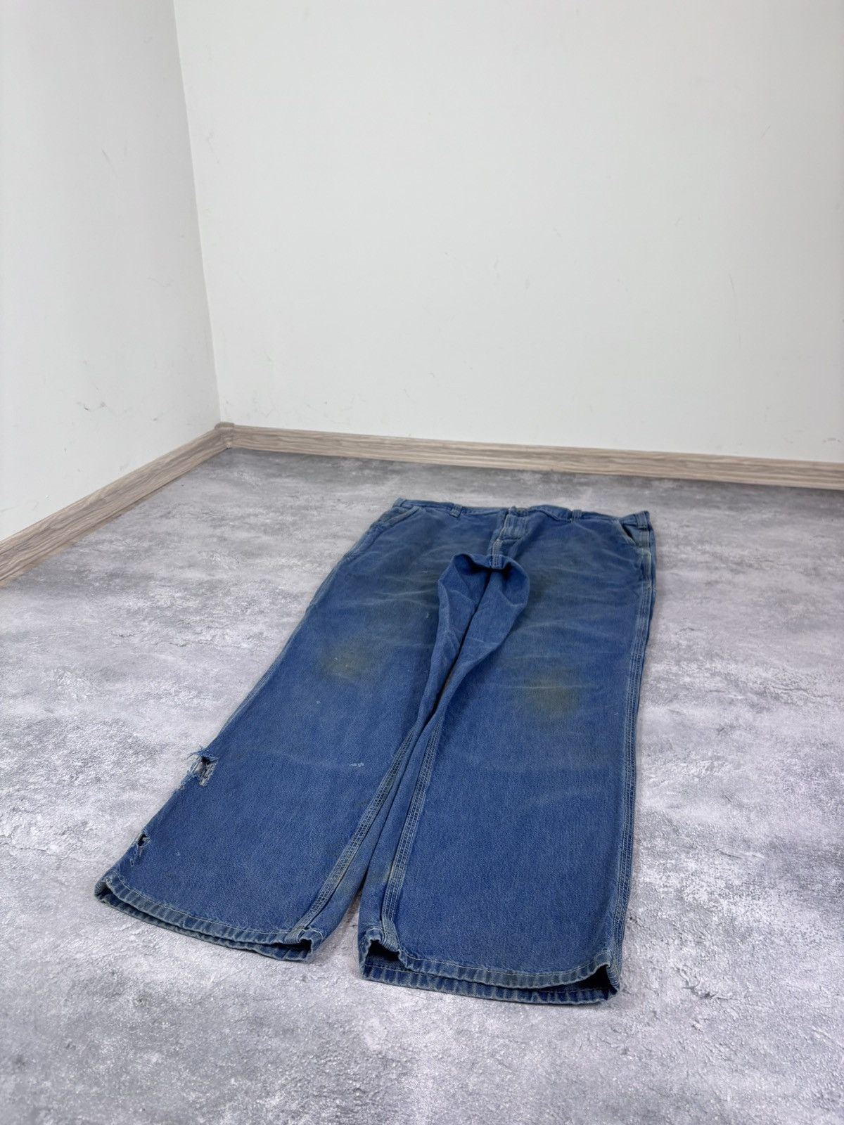 Carhartt Carhartt Men’s Denim Jeans Dungaree Fit USA Workwear Size US 38 / EU 54 - 11 Thumbnail