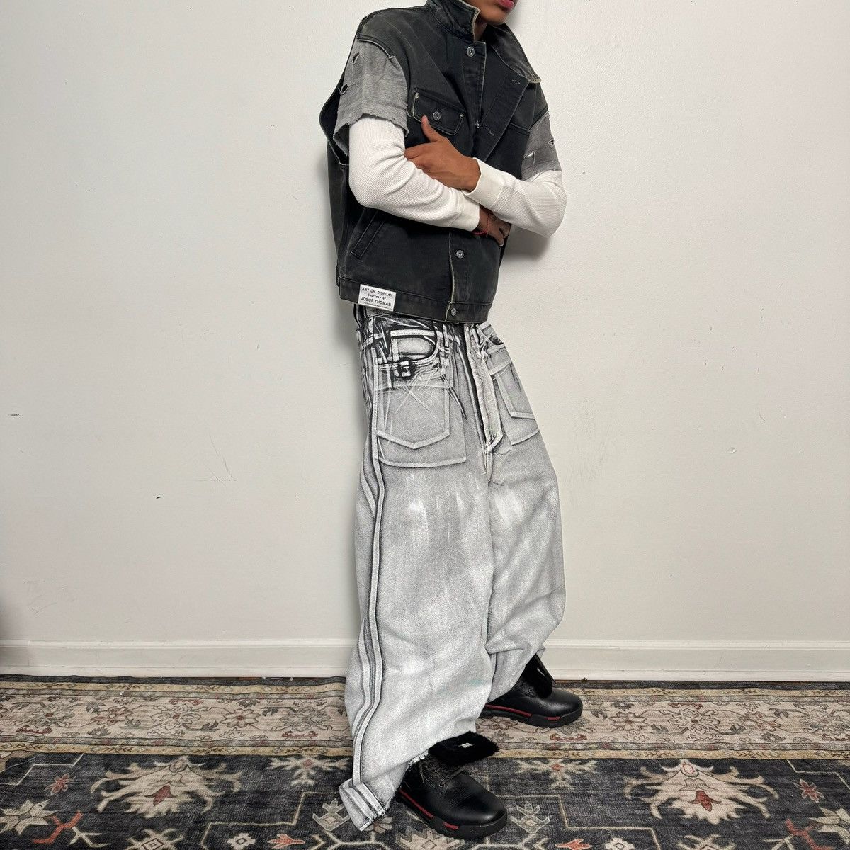 LUU DAN LUU DAN radiation dumpster denim jeans size 32 Size US 32 / EU 48 - 8 Thumbnail