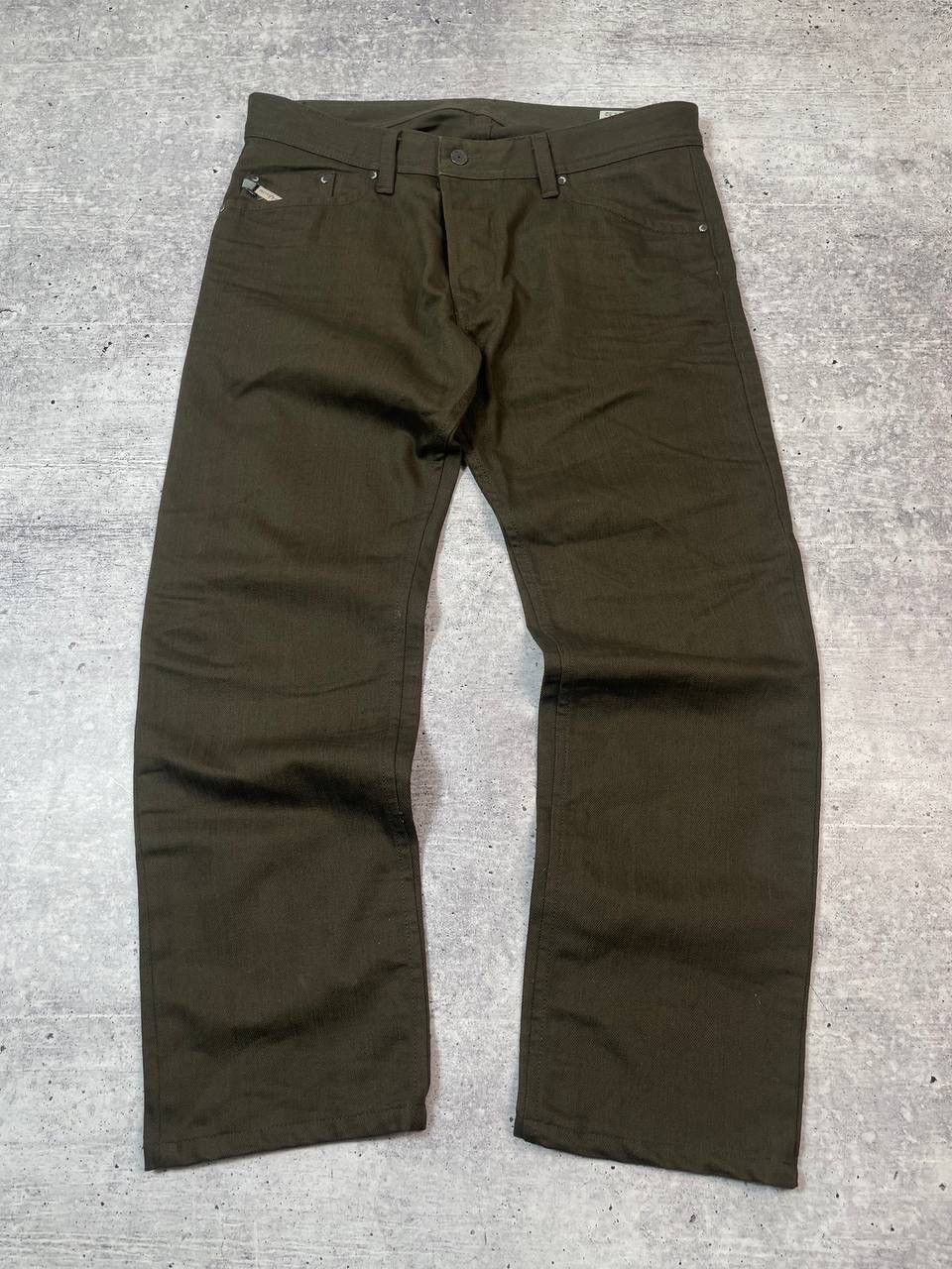 Diesel Vintage 00s Diesel Darron Bootcut Brown Denim Jeans Y2K Size US 34 / EU 50 - 2 Thumbnail