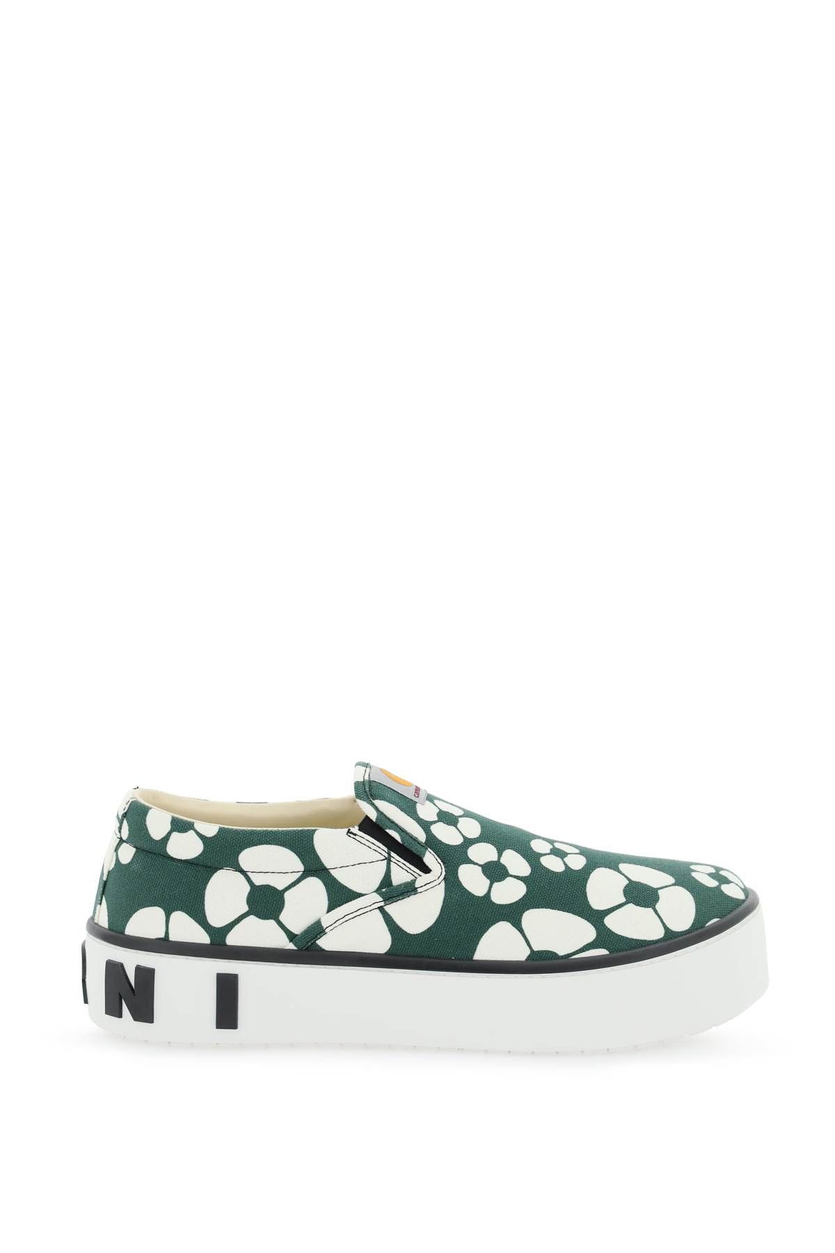 image of Marni Slip-On Sneakers in Verde, Men's (Size 11)