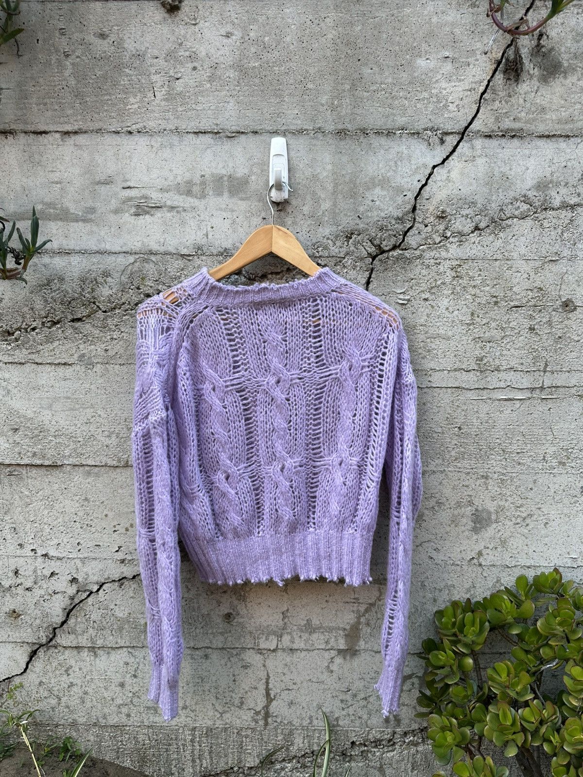 Acne Studios RARE GRAIL Acne Studios Italian raw edge frayed sweater Size US S / EU 44-46 / 1 - 4 Thumbnail