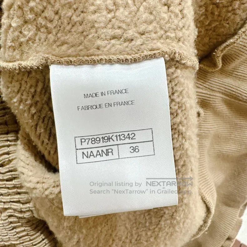 Chanel Chanel 24K brown fur teddy back letter sweatshirt Size XS / US 0-2 / IT 36-38 - 4 Thumbnail