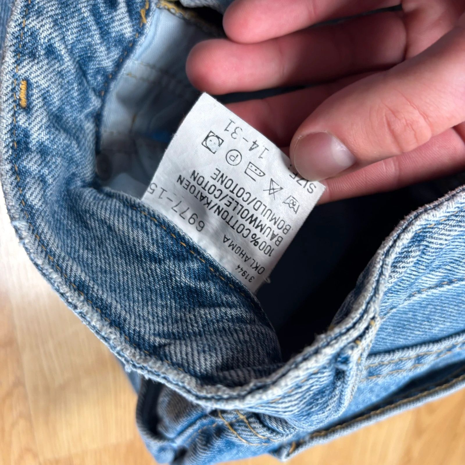 Lee Lee Straight Leg Jeans W29 L31 Size US 29 - 5 Thumbnail