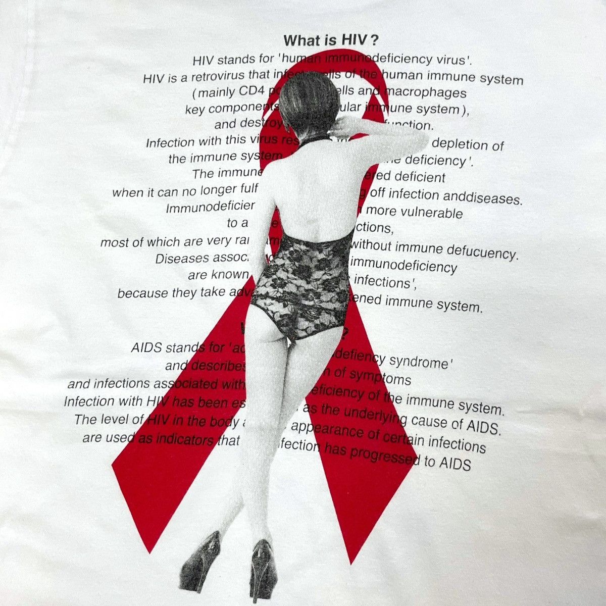 Hot Model Sex Japanese Porn Star campaign to stop AIDS Tee Size US L / EU 52-54 / 3 - 5 Thumbnail