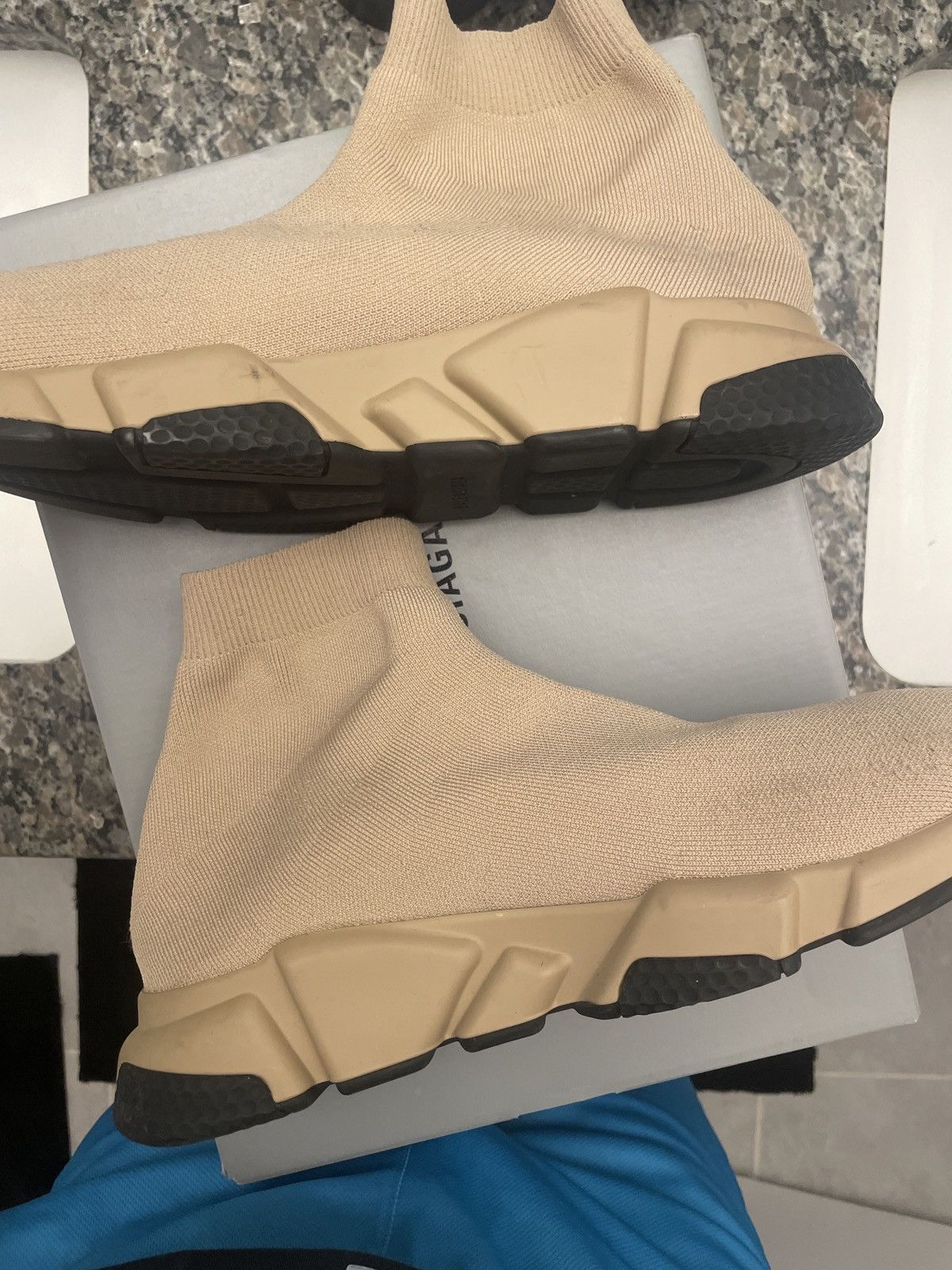 Balenciaga Balenciaga speed beige Size US 9 / EU 42 - 9 Thumbnail