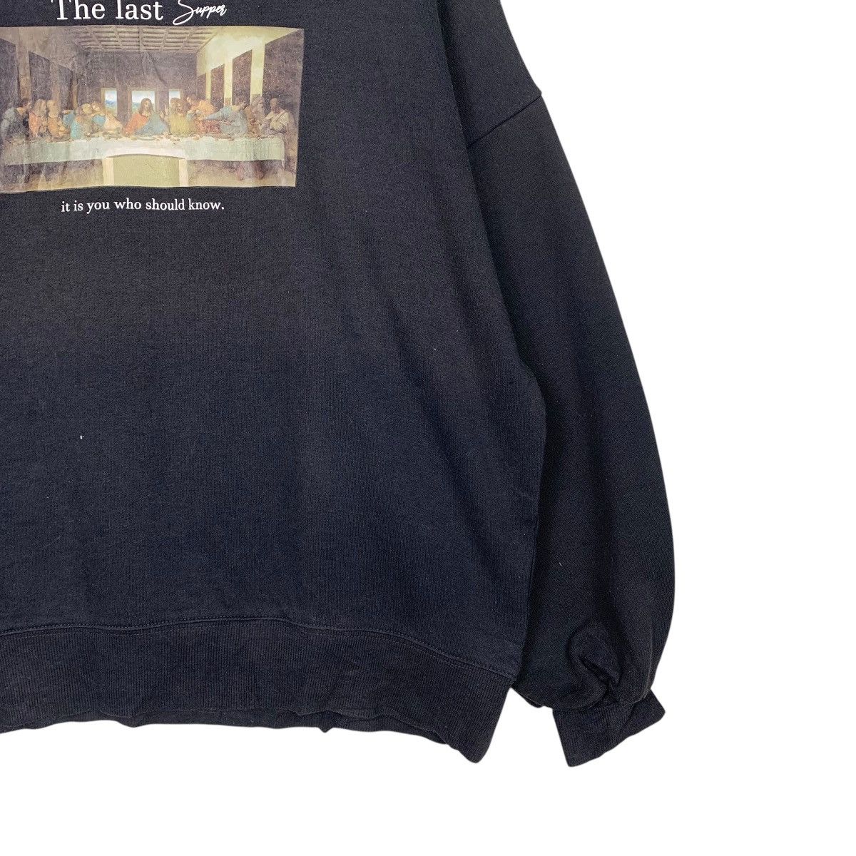 Japanese Brand Jesus The Last Supper Sweatshirt Size L / US 10 / IT 46 - 4 Thumbnail