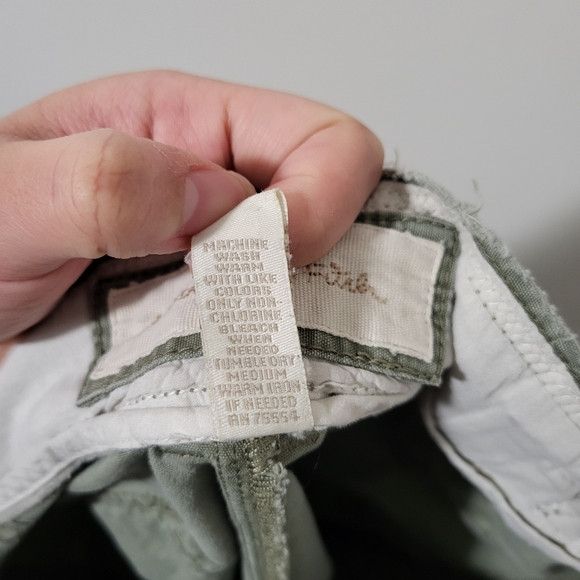 Abercrombie & Fitch Vintage Y2K Abercrombie & Fitch Green Cargo Capri Pants Size 28" / US 6 / IT 42 - 4 Thumbnail