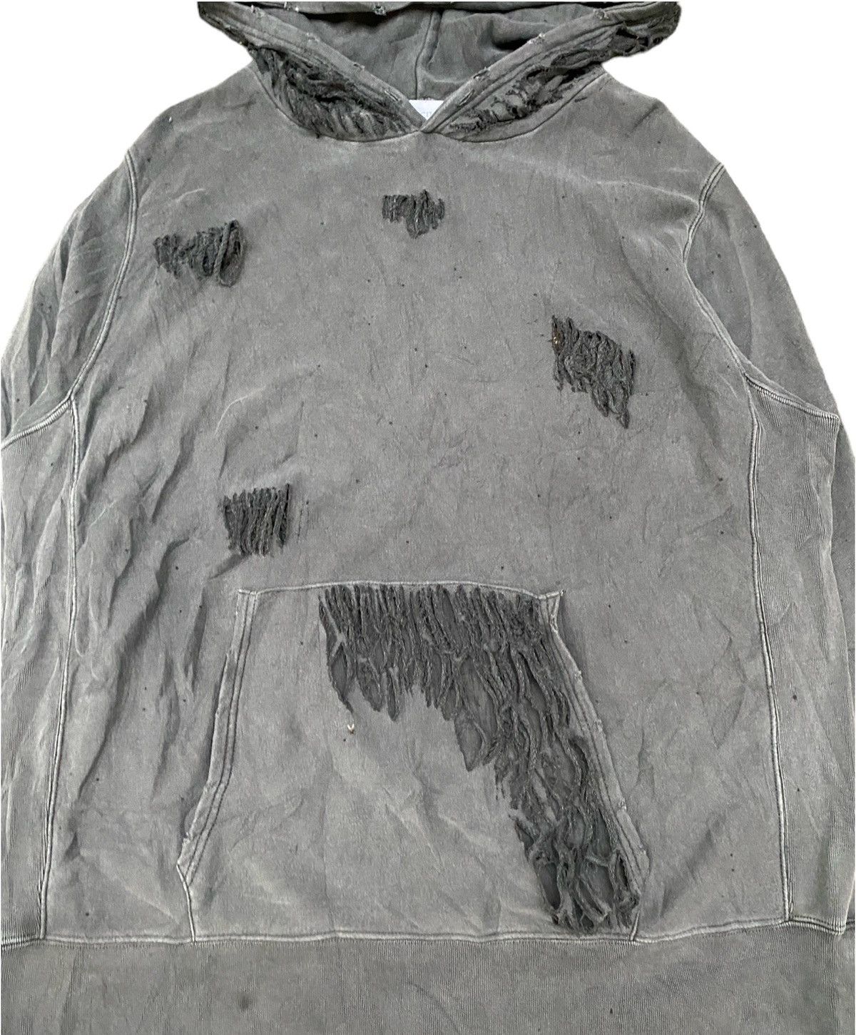If Six Was Nine × Japanese Brand × Le Grande Bleu (L.G.B.) Simplicite Distressed Grunge Punk Hoodie Jacket Size US L / EU 52-54 / 3 - 4 Thumbnail