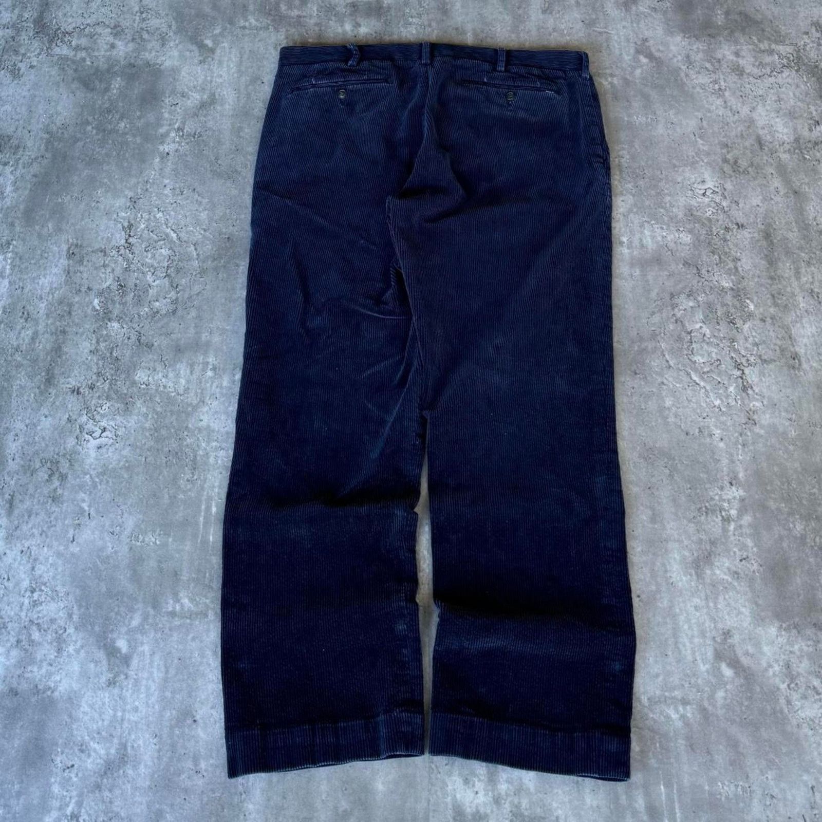 Polo Ralph Lauren × Vintage Vintage Y2K Polo Ralph Lauren Navy Blue Corduroy Pants Size US 36 / EU 52 - 2 Thumbnail