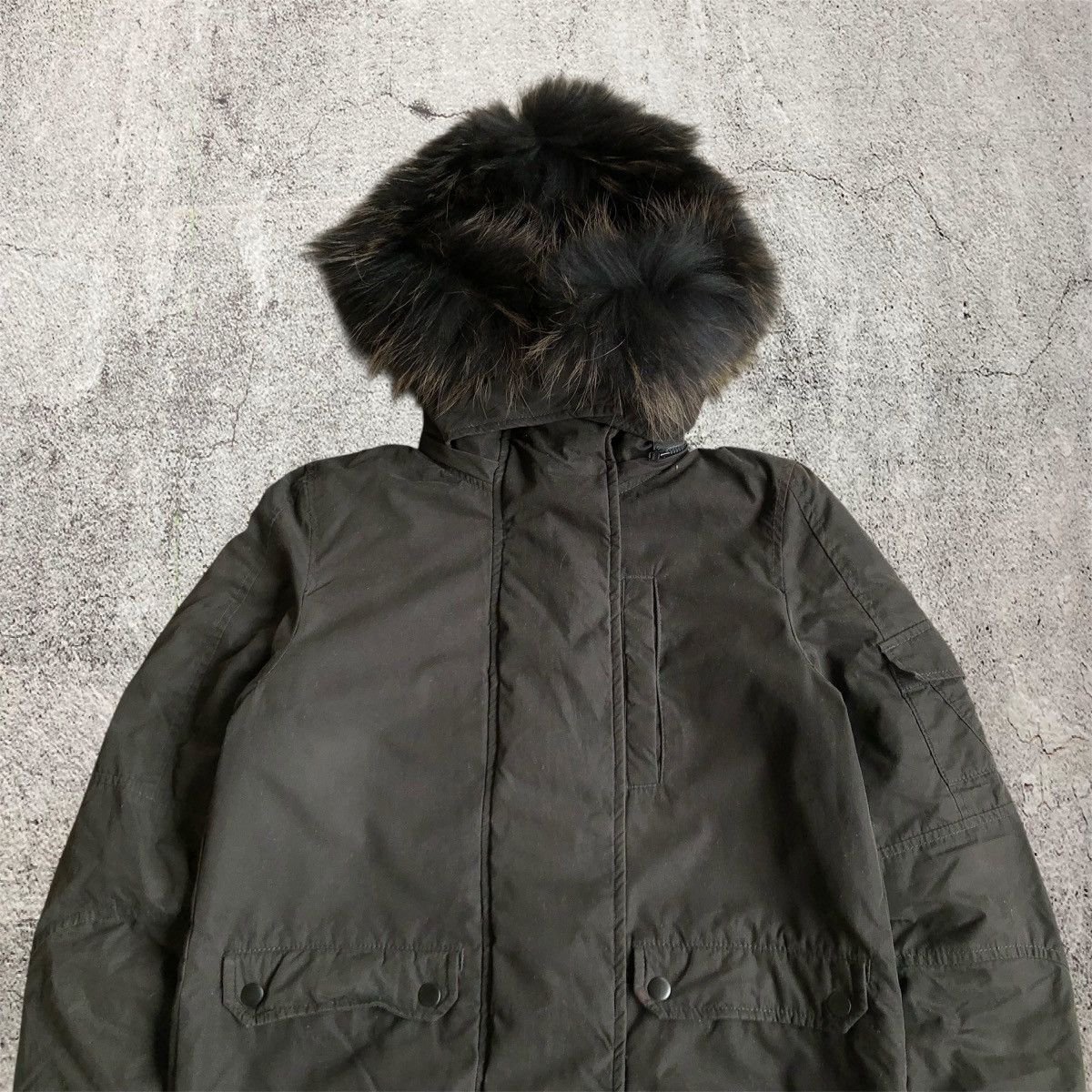 Japanese Brand 2000s Rodeo Crown Goa Apocalypse Style Jacket Fur Ziphoodie Size US M / EU 48-50 / 2 - 2 Thumbnail