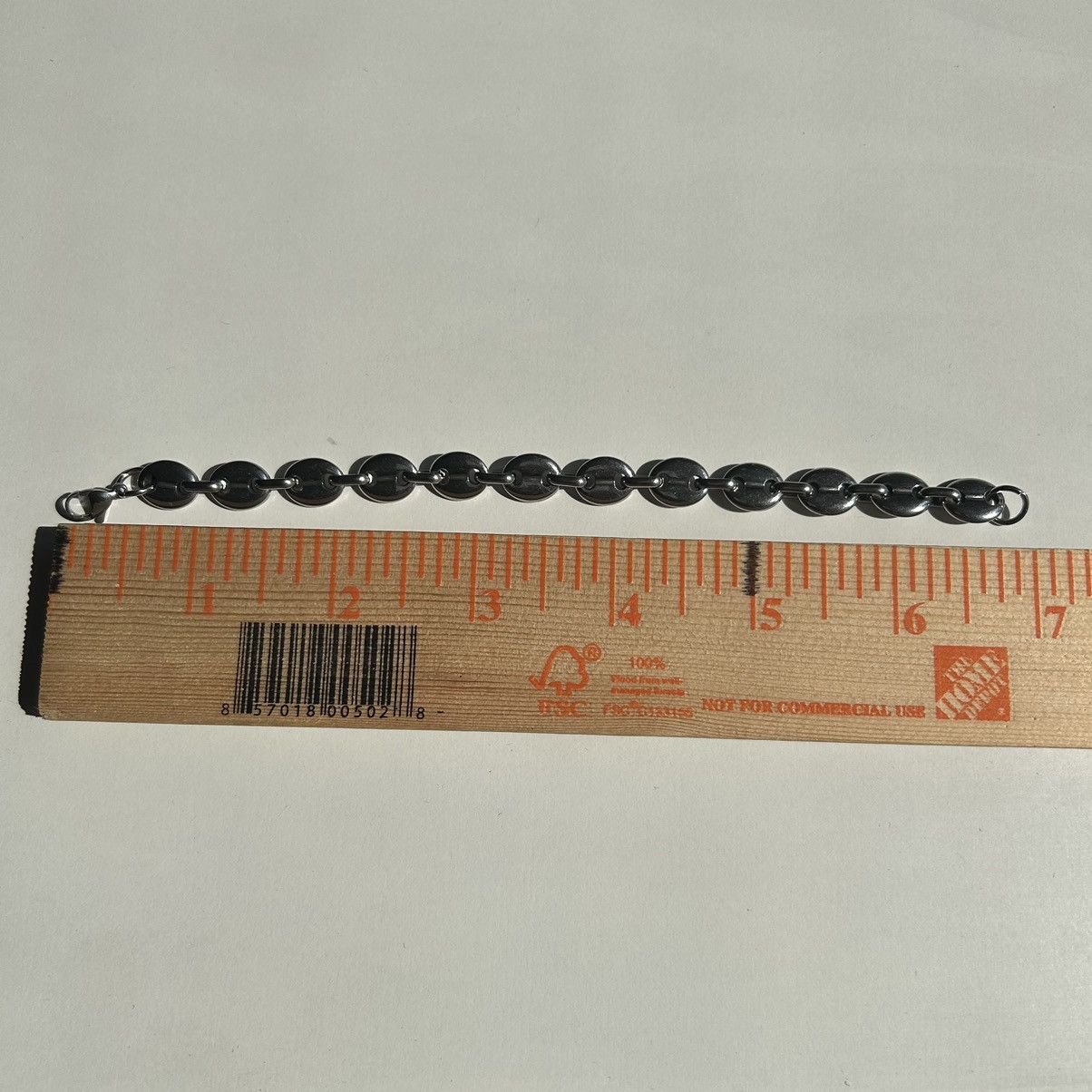 Vintage Y2K 2000s Gucci style link silver heavyweight bracelet Size ONE SIZE - 5 Thumbnail